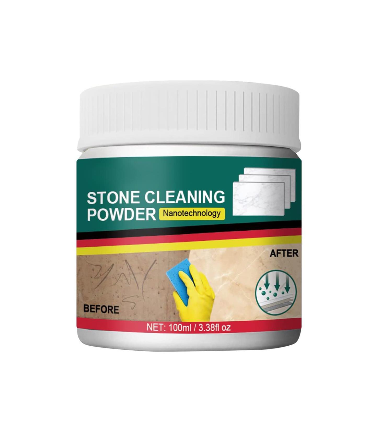 UFr282 Stone Cleaning Powder Cleaner Multi-Purpose Cleaner Stain Remover Bathroom Kitchen Outdoor Use for Stainless Steel Aluminium Brass Ceramic Bronze and More (White One Size) White 1 St ck (1er Pack) - Buy Online on GoSupps.com