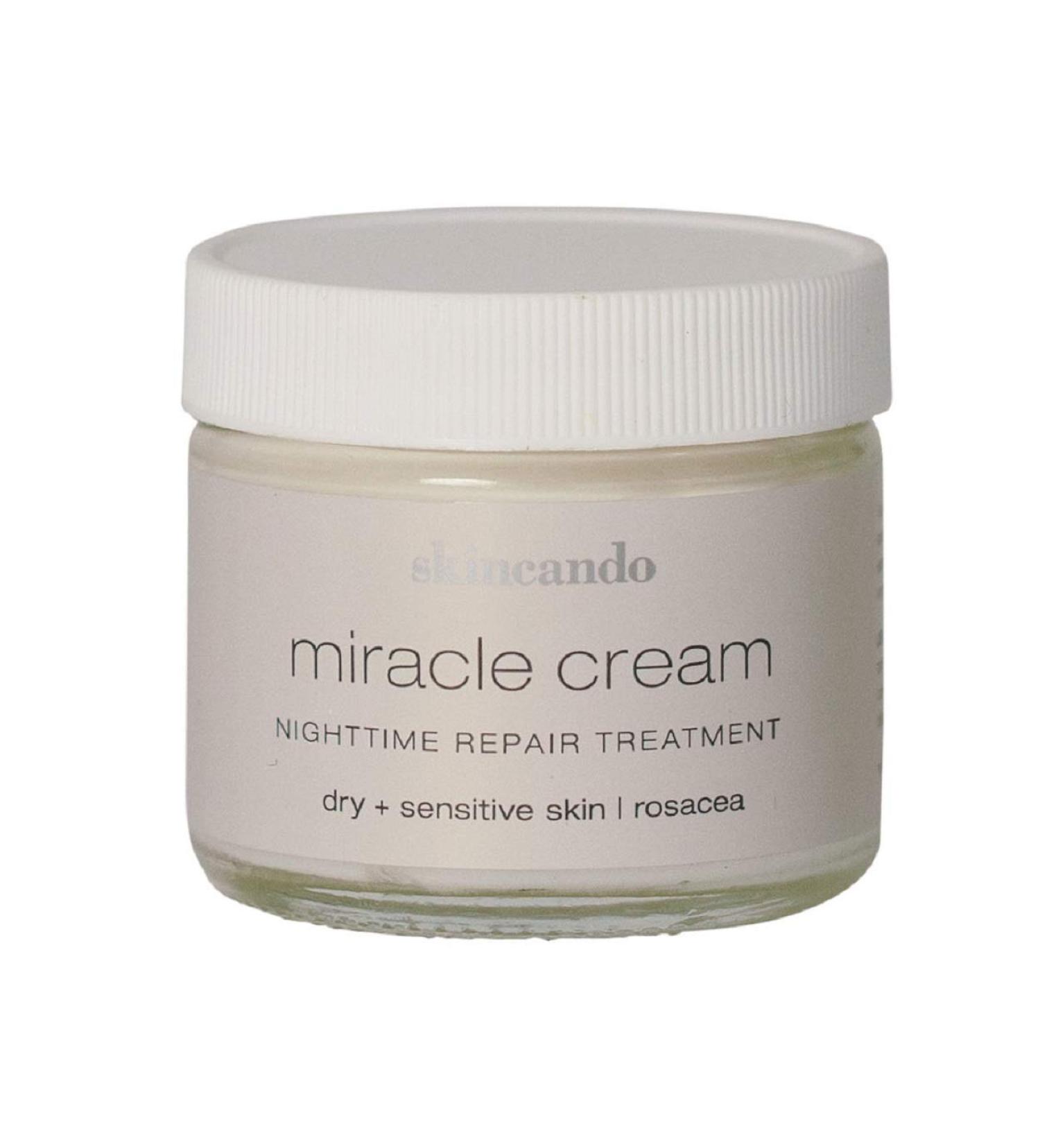 Miracle Moisturizer Cream by Skincando | All Natural & Organic Intensive Hydrating Cream | 2oz with Apricot Kernel Oil Grapefruit Seed Extract & Lavender - Buy Online on GoSupps.com