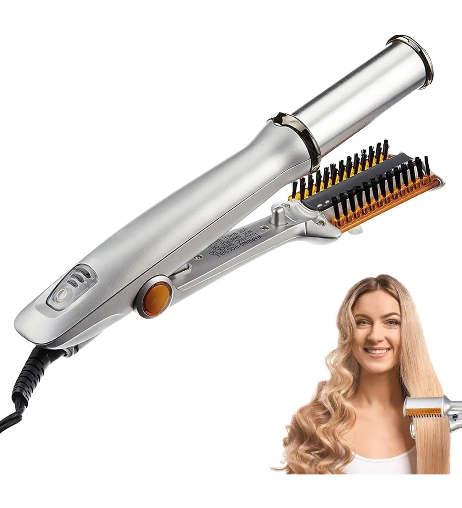 2 in 1 Hair Straightening & Curling  3 Heat Settings  60-Second Heat-up  Auto-Off  Dual Voltage  Swivel Cord  Travel-Friendly  Easy to Use (Yellow) - Buy Online on GoSupps.com
