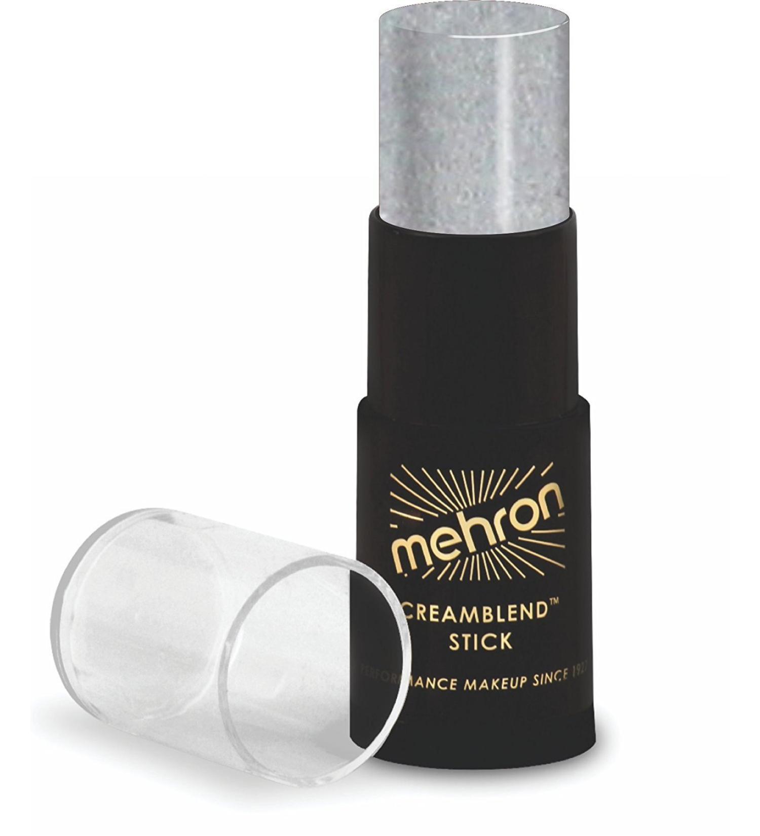 Mehron Camblend Stick - Silver Face & Body Painting Makeup | 21g Creamy Primer & Body Color Pen - Buy Online on GoSupps.com