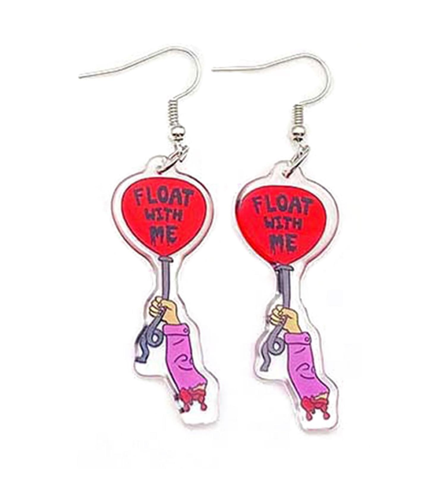 Shop Feylie Cute Frog Acrylic Earrings | Mushroom Drop & Dangle Earrings for Girls | International Shipping - Buy Online on GoSupps.com