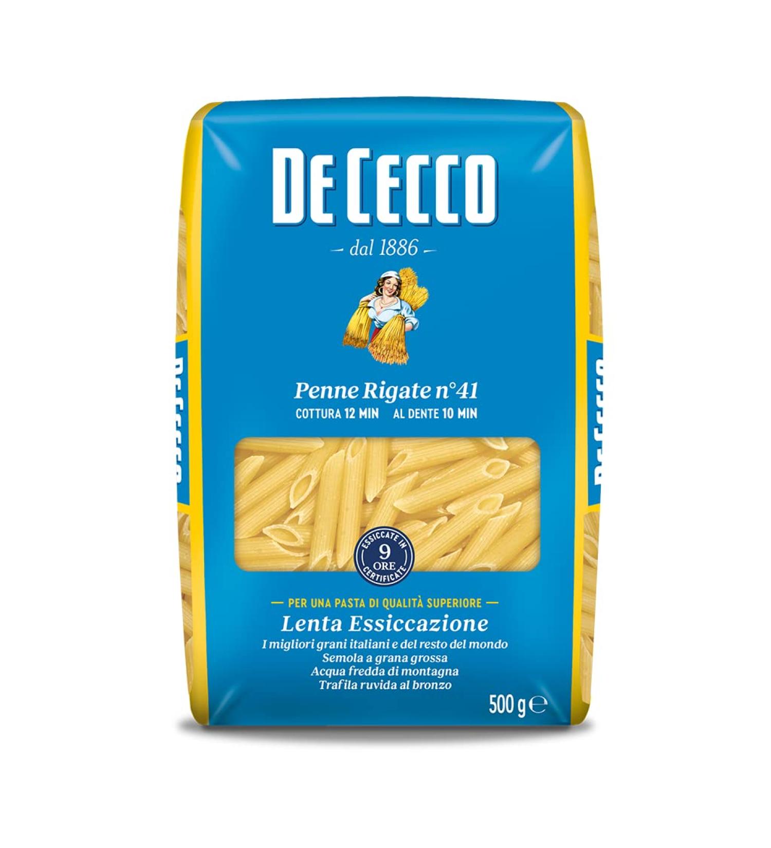 De Cecco Penne Rigate 500 g (Pack of 5) - Buy Online on GoSupps.com