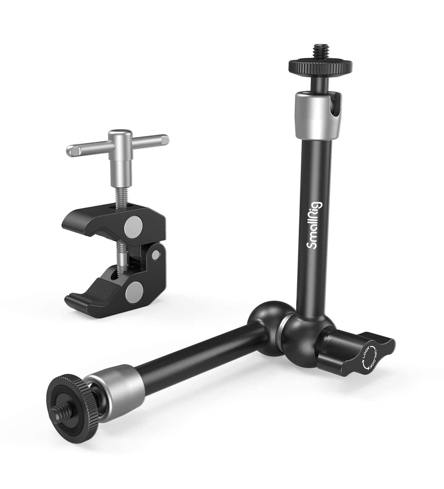 SmallRig Clamp with Adjustable Friction Power Articulating Magic Arm for LCD Monitor/LED Lights - KBUM2732B - Buy Online on GoSupps.com