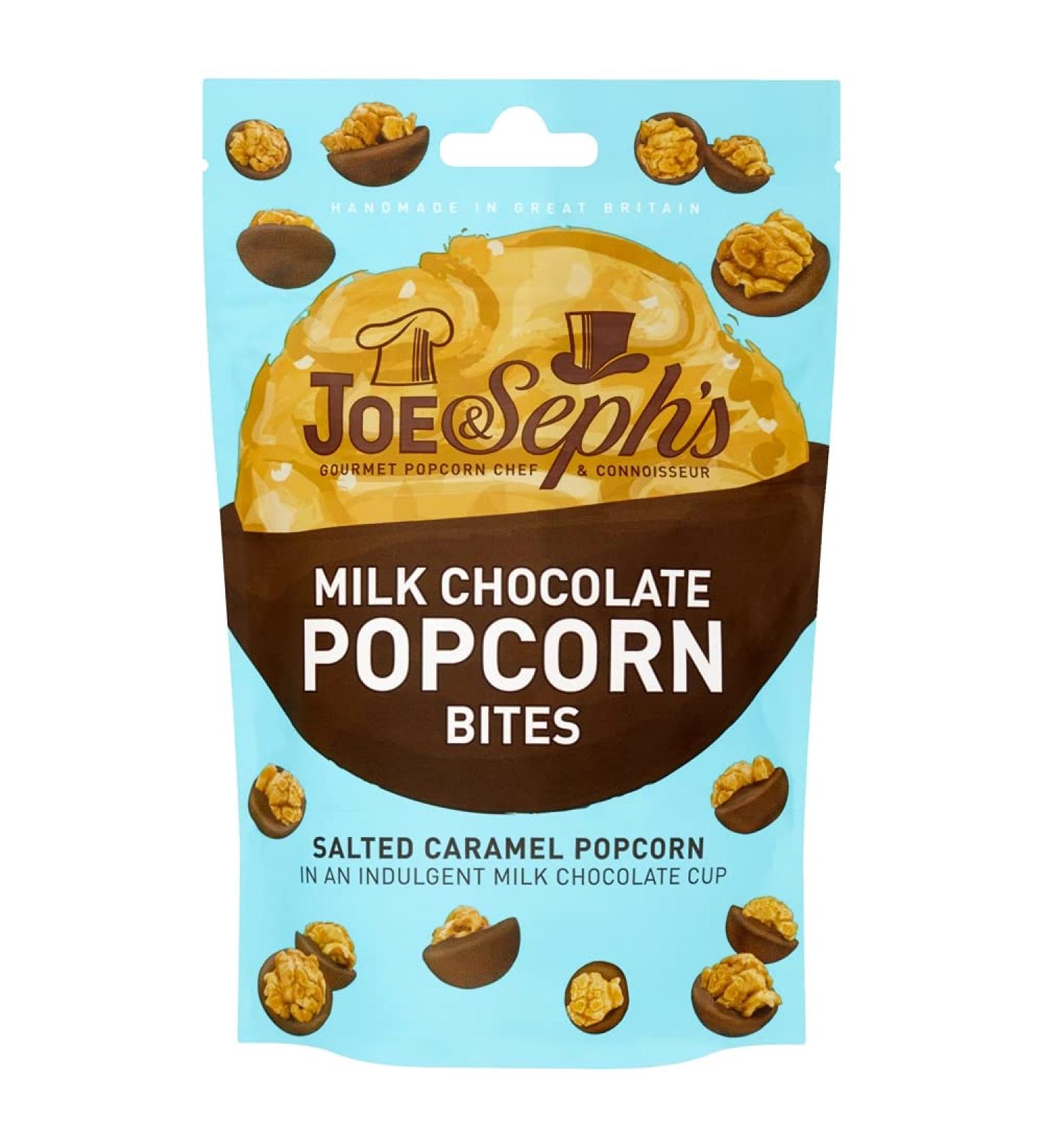 JOE & Seph's Bouch es de Popcorn au Chocolat au Lait 60 g - Buy Online on GoSupps.com
