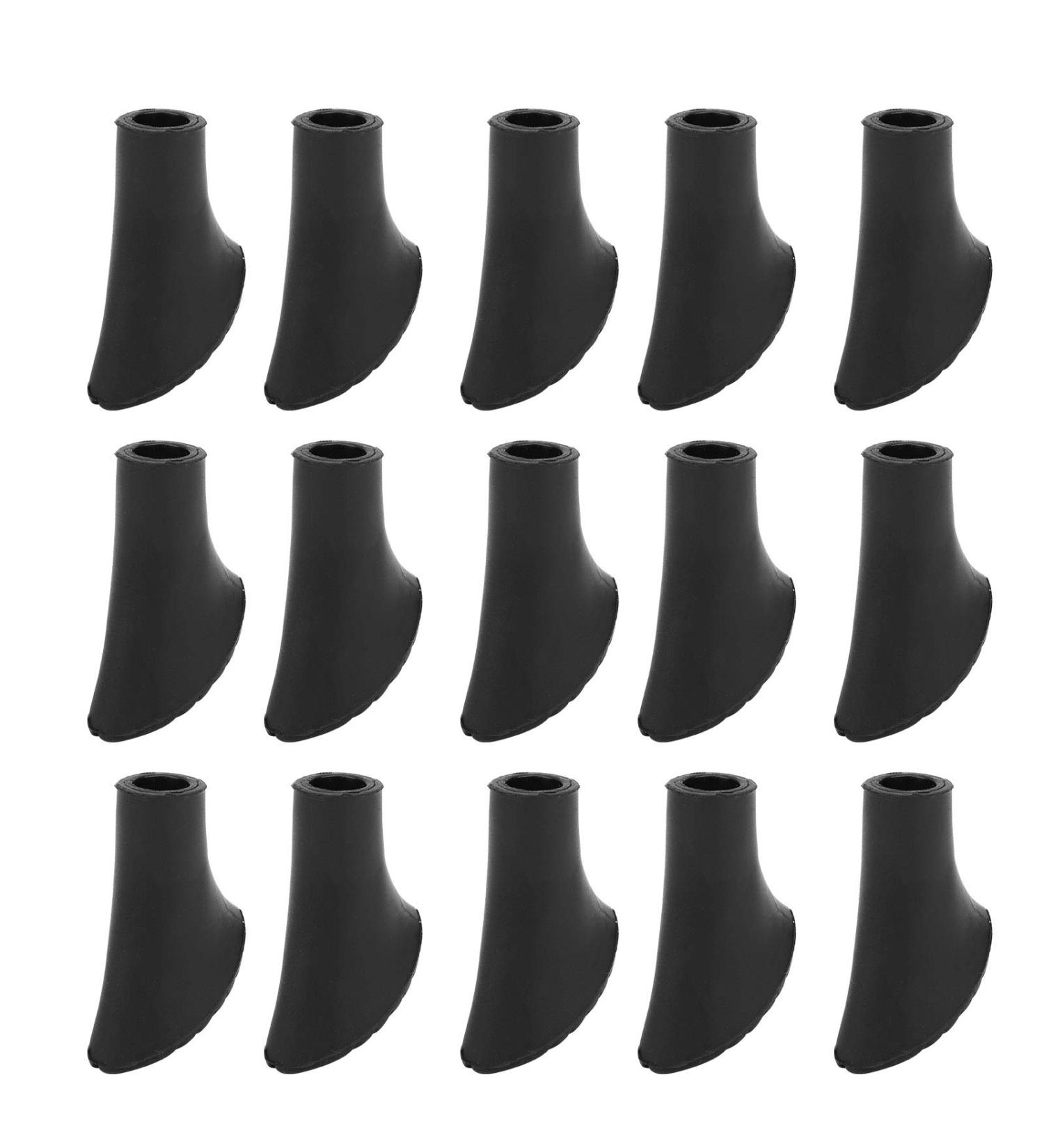 Socobeta Walking Stick Tips Rubber 9mm Pole Tips 18x8x3 Universal 15PCS Pole Tip Protectors Walking Stick Feet Cover Nonslip Pad Alpenstocks Accessory - Buy Online on GoSupps.com