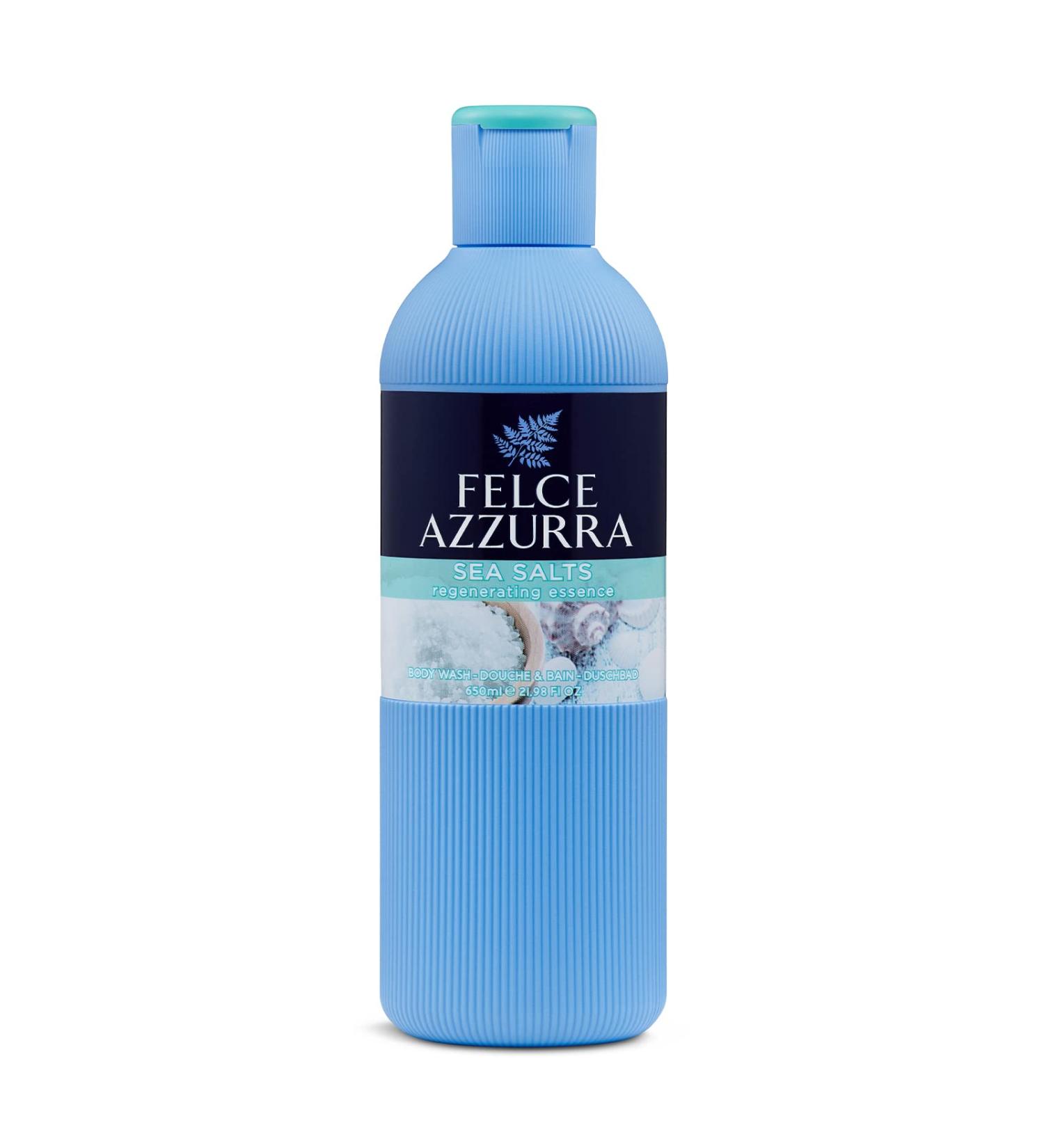 Felce Azzurra Sea Salt Body Wash - Regenerating Essence - New Rich Formula - 22 Oz - Buy Online on GoSupps.com