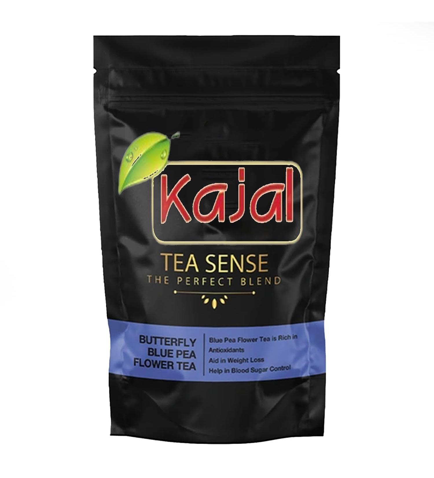 Kajal Blue blossom tea 50 g natural herbal tea for calming detox antioxidants healthy caffeinefree 1 x 50 grams 1x50 Gramm - Buy Online on GoSupps.com