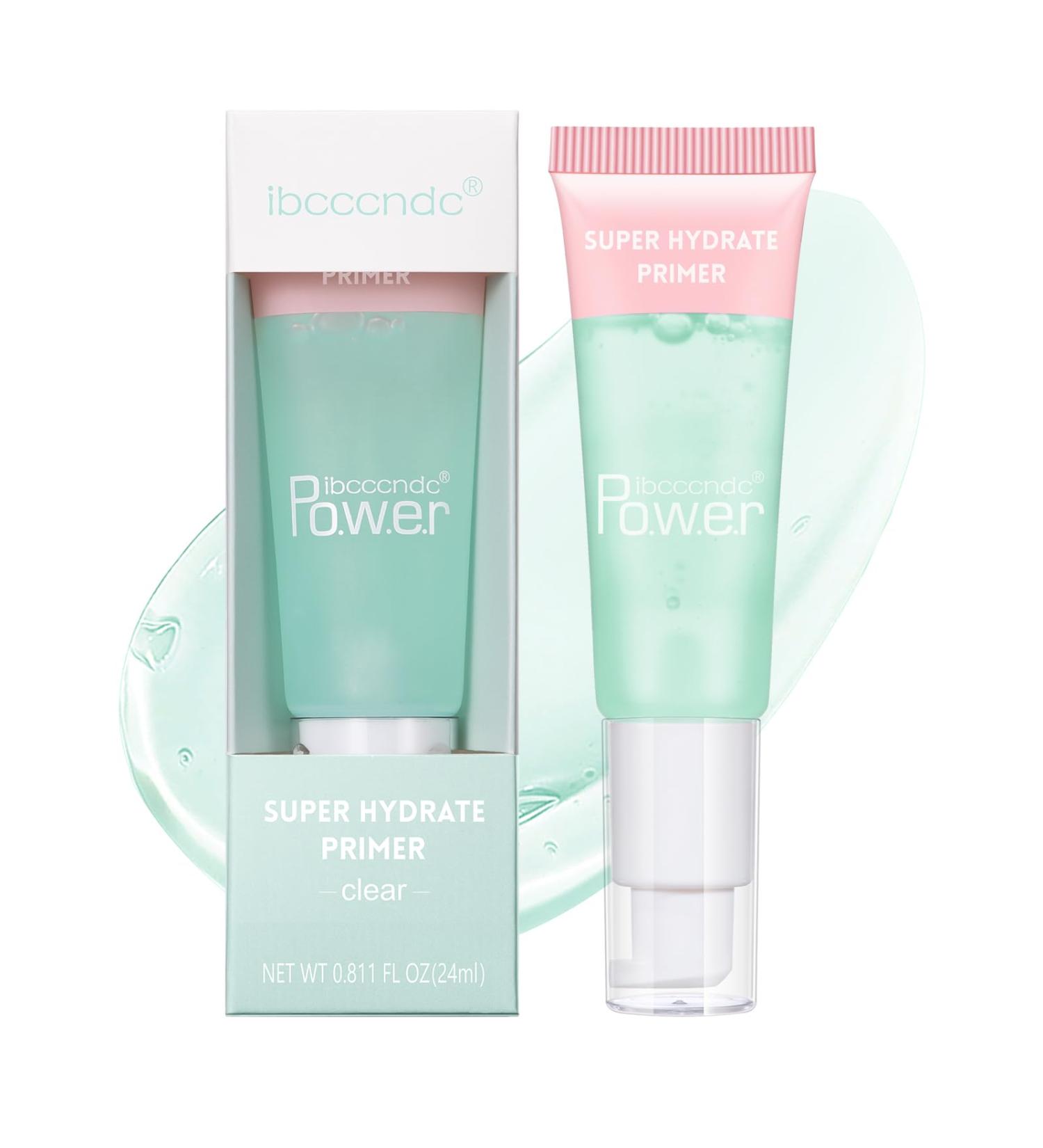 24ml Super Hydrate Primer with Hyaluronic Acid - Gel-Based Hydrating Face Primer for Smooth Skin & Long-Lasting Makeup - Moisturizing Foundation Primer for All Skin Types (Green - Buy Online on GoSupps.com