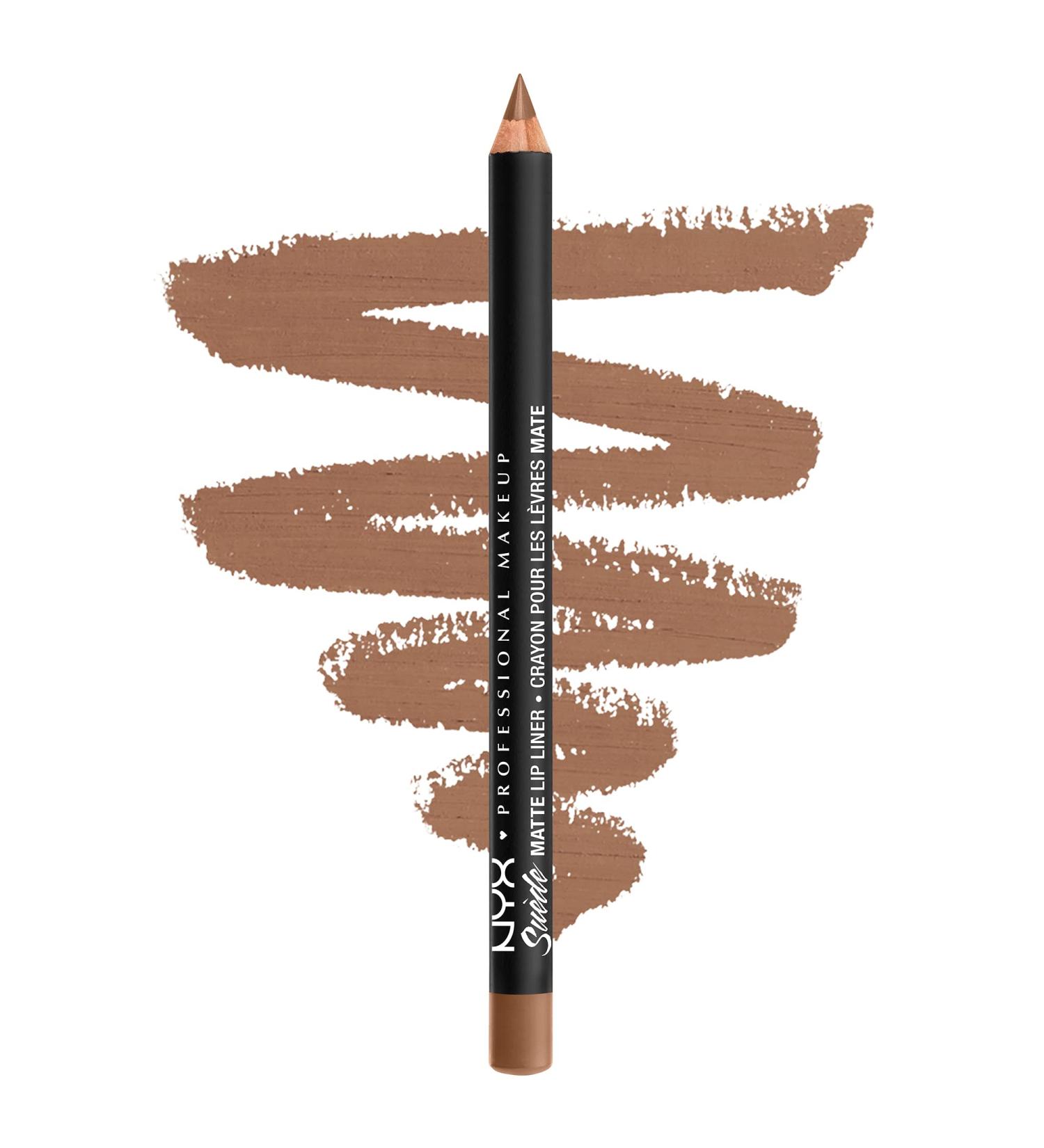 NYX Nyx suede matte lip liner smll07 sandstorm/glitz Sandstorm 1 Count (Pack of 1)