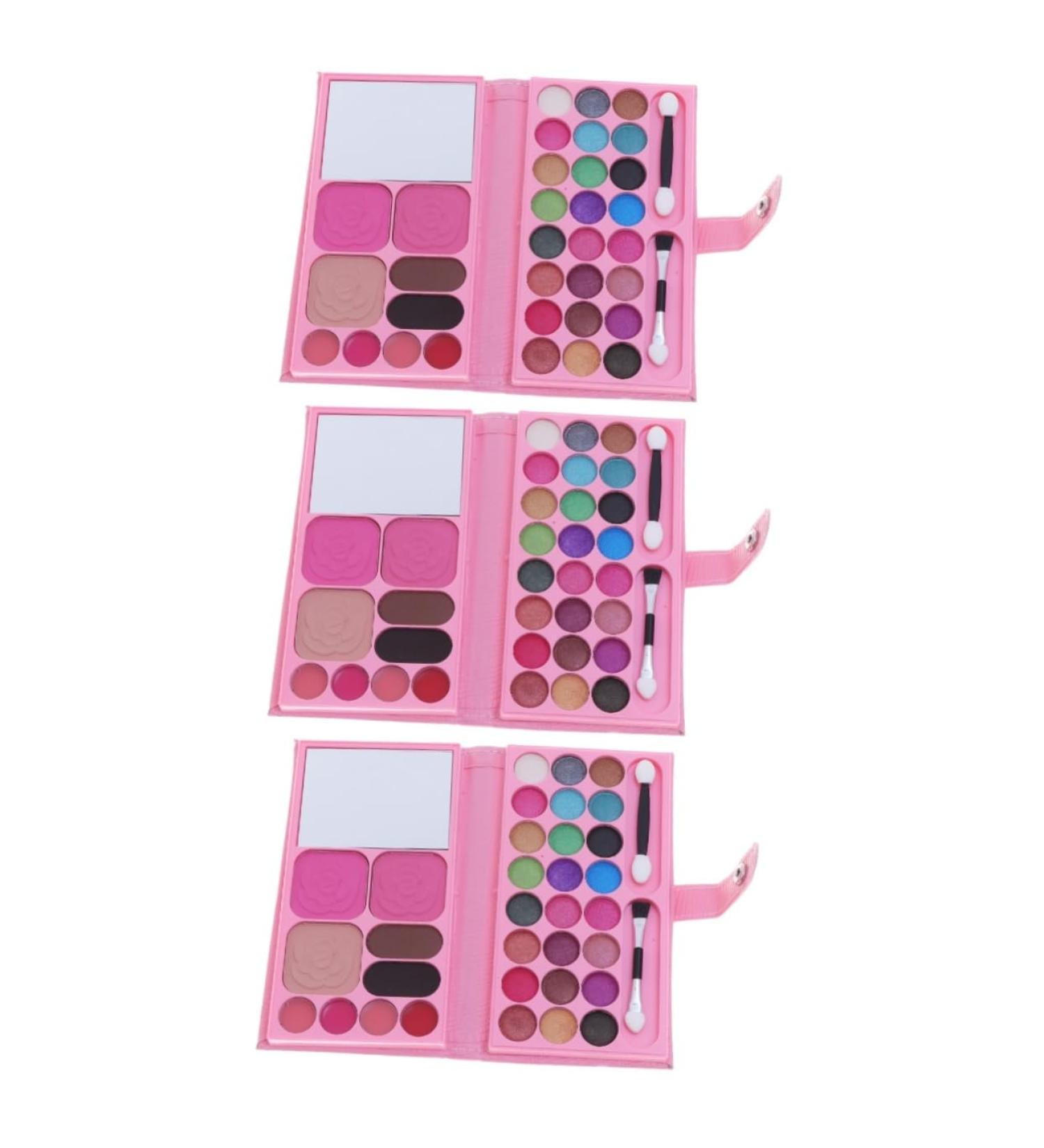 FOMIYES 3pcs Nude Color Eyeshadow Palette - Pigmented Eye Makeup for Women - Compact & Versatile Cosmetics Set - Buy Online on GoSupps.com