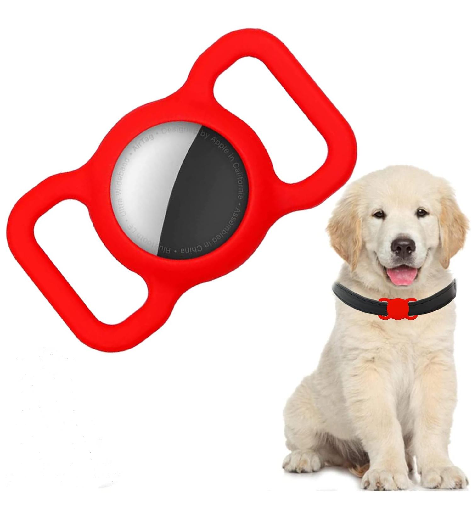PKQtop Protective Cover for Apple Airtag - Silicone Case for Dog Collars & School Bags | Anti-Lost Locator | International Shipping - Buy Online on GoSupps.com