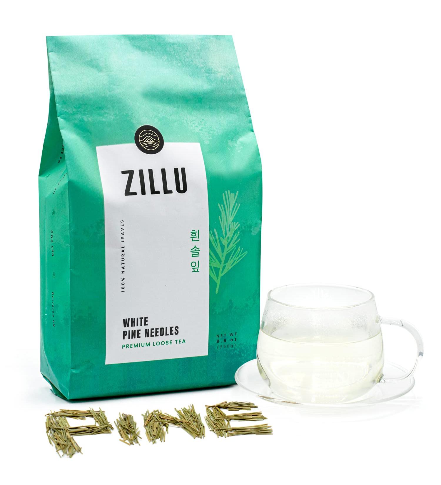 Organic Dried White Pine Needle Tea - 8.8 oz | Zillu - Buy Online on GoSupps.com
