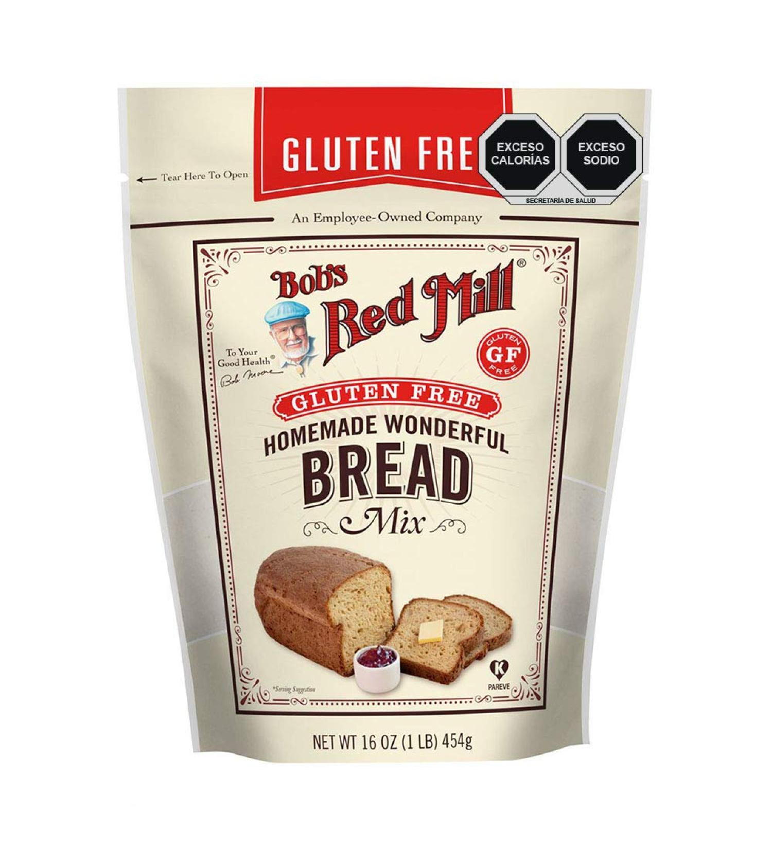 Bob's Red Mill Gluten-Free & Dairy-Free Bread Mix 16 oz - Buy Online - Buy Online on GoSupps.com