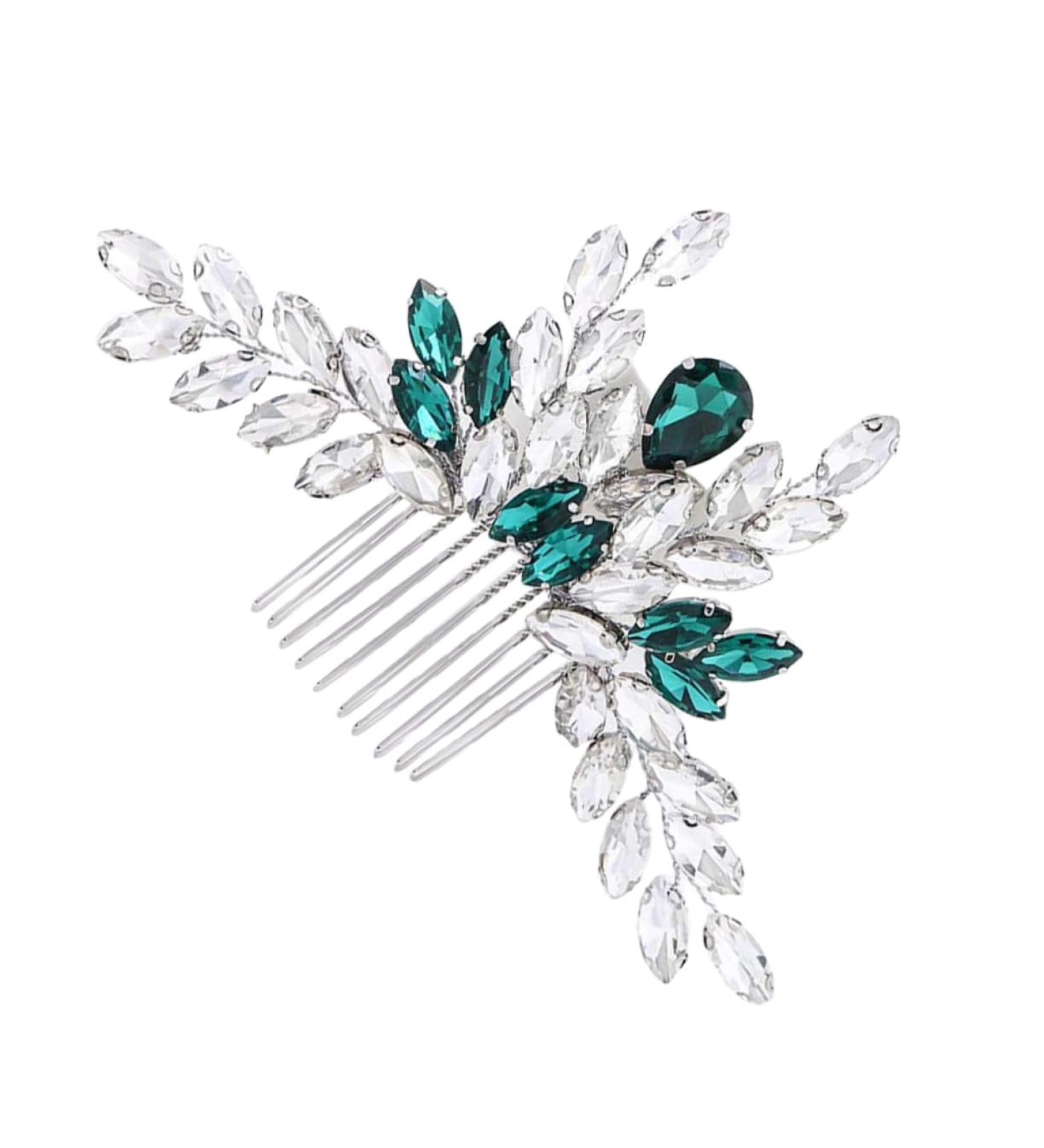 Didiseaon Bridal Comb Hair Decorations Bride Hair Clip Hair Teasing Comb Decorative Hair Clips Hair Side Comb Rhinestone Hair Clip Accessories The Side Alloy Dinner Party Hair up - Buy Online on GoSupps.com