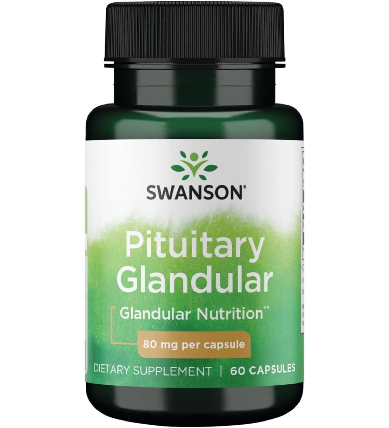 Swanson Raw Pituitary Glandular 80 Milligrams 60 Capsules - Buy Online on GoSupps.com