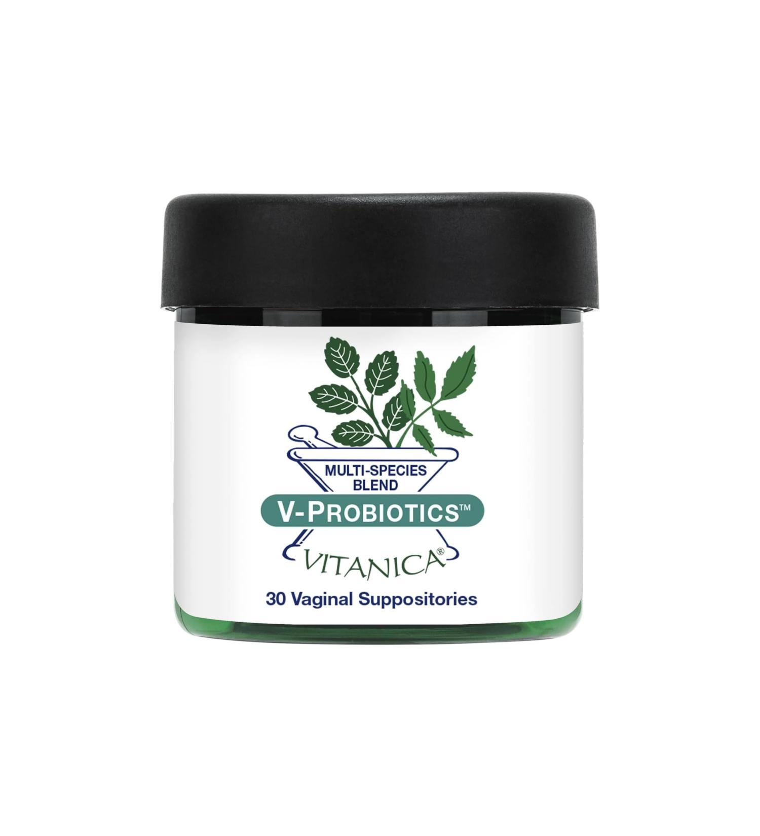 Vitanica V-Probiotics: Women's Vaginal Probiotics Suppositories | Lactobacillus Rhamnosus & Gasseri | 30 Count - Enhance Women s Health - Buy Online on GoSupps.com