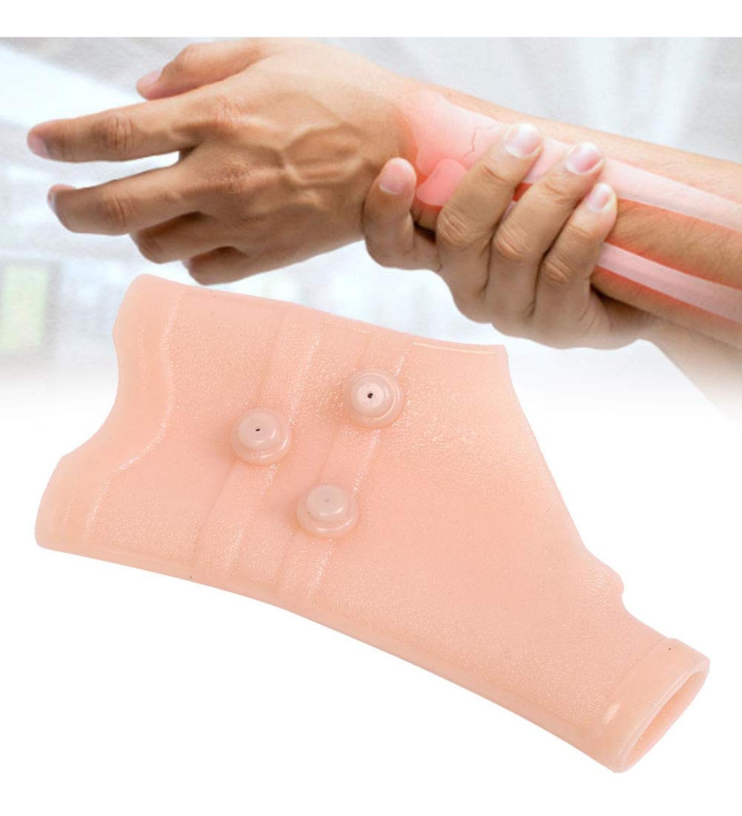 Buy Premium Wrist Brace & Splint - Silicone Compression Support for Carpal Tunnel Relief | High Elastic Night Support for Hand & Wrist - Buy Online on GoSupps.com