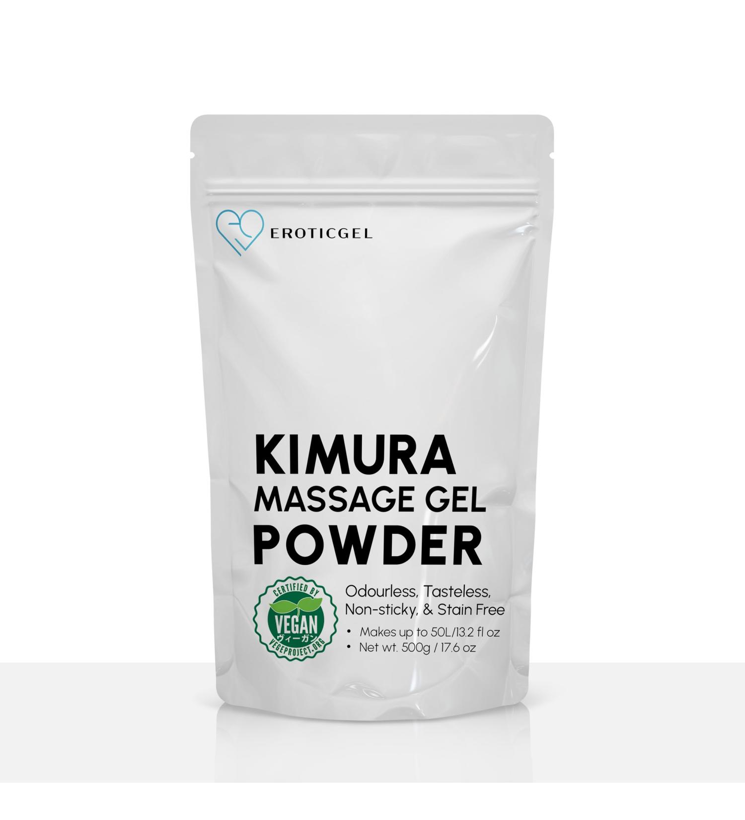 Nuru Massage Gel Powder - 500g Resealable Bag | Glycerin & Paraben Free | Made in Japan - Premium Quality for Ultimate Relaxation - Buy Online on GoSupps.com