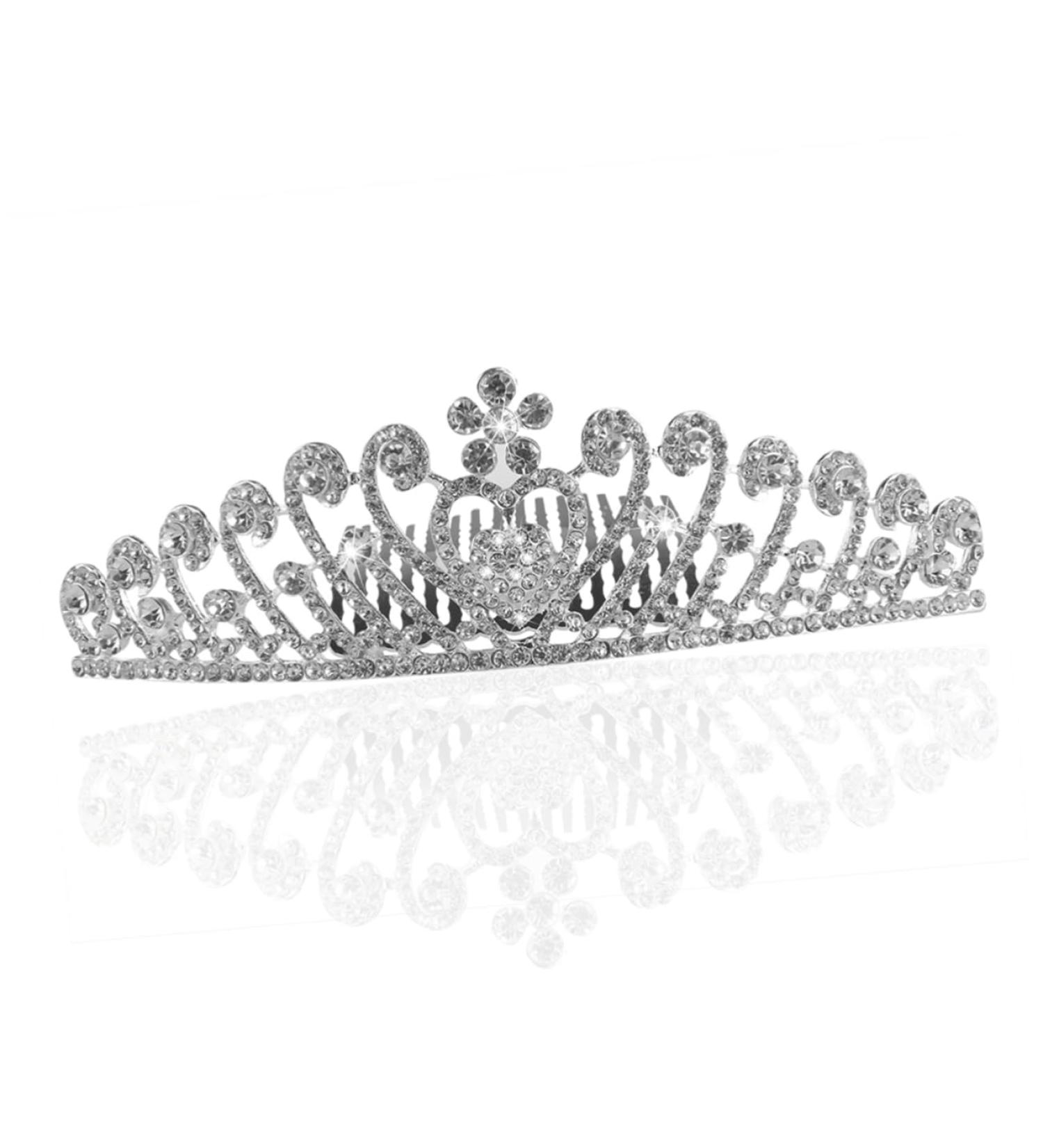Beavorty bridal headpiece Tiara Comb Bridal Comb Headpiece Crown Comb Bridal Comb Rhinestone makeup bride earth tones - Buy Online on GoSupps.com