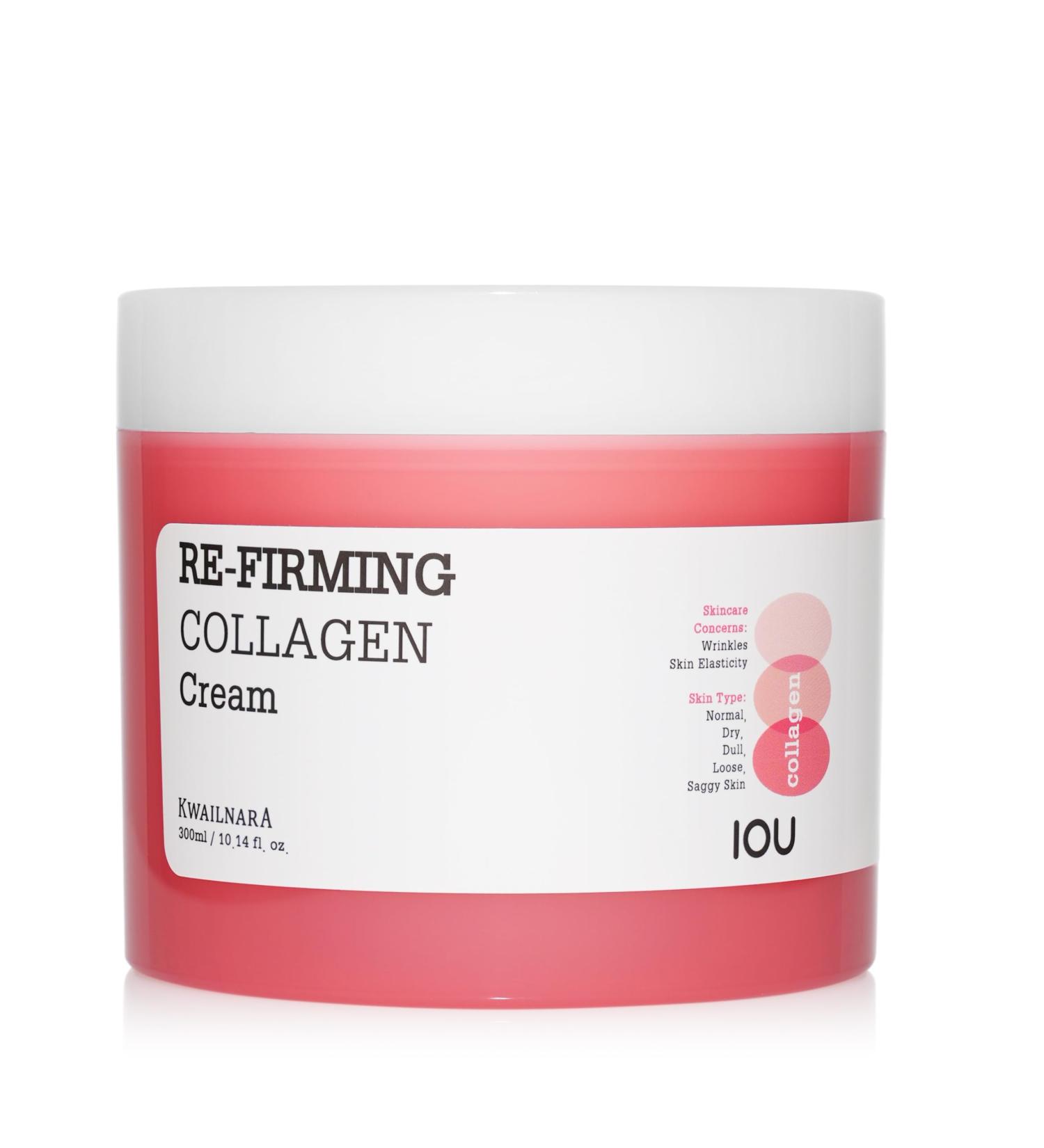 WELCOS IOU Collagen Cream - Intensive Hydration & Skin Barrier Repair | Korean Skincare 300ml - Buy Online on GoSupps.com
