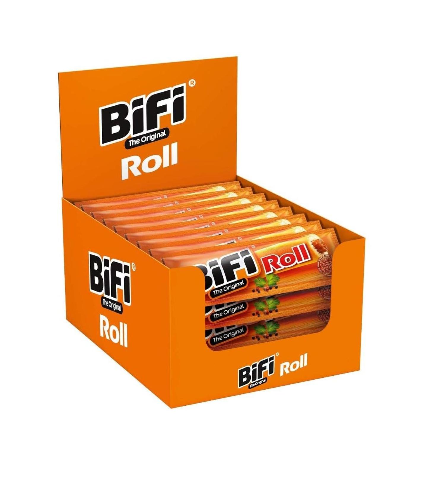 Buy BiFi Roll Pack of 12 Hearty Salami Snack in Dough Coating International Shipping Available - Buy Online on GoSupps.com