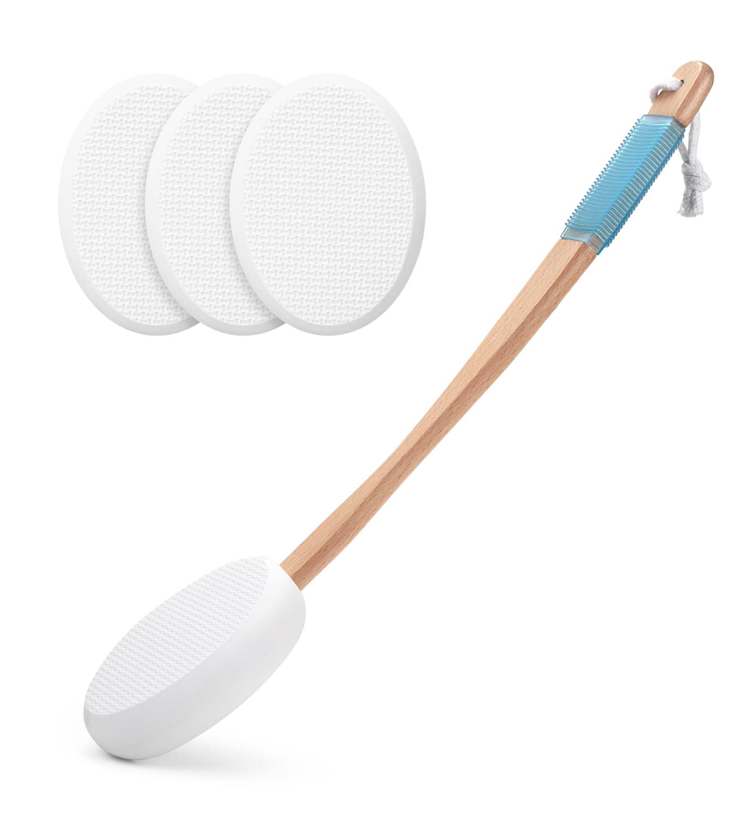 AmazerBath Long Handled Lotion Applicator for Back - Easy Lotion Application Tool (White) - Buy Online on GoSupps.com
