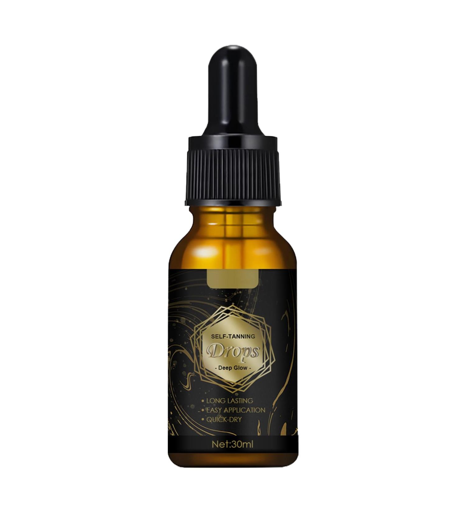Face Tanning Drops Bronzing Drops - Self Tanning Drops for Face Instant Tan Fake Tan Streak-Free Self Tanning Drops with Aloe Vera & Plant Extracts - Face Tan Drops Liquid Facial Bronzing Solution - Buy Online on GoSupps.com