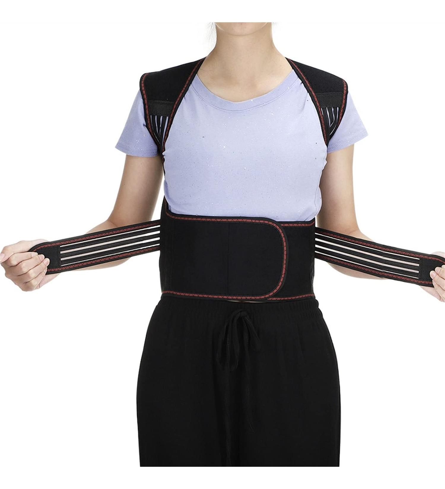 Full Back Support Posture Corretion 108Pcs Magnets Self-Heating Vest Shoulder Support Belt Spine Lumbar Neck Brace Corset Corrector for Men Women (Size : Large) (Medium) (X) - Buy Online on GoSupps.com