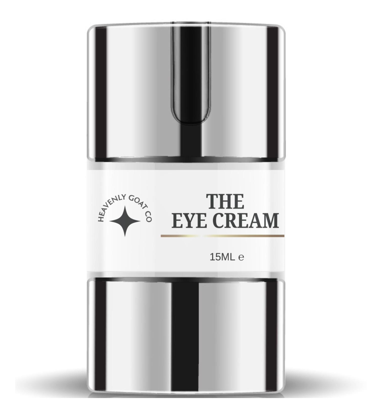 LuxeJoie Heavenly Goat Eye Cream | Unscented Goat Milk Formula 0.5oz - Fragrance-Free for All Skin Types - Buy Online on GoSupps.com