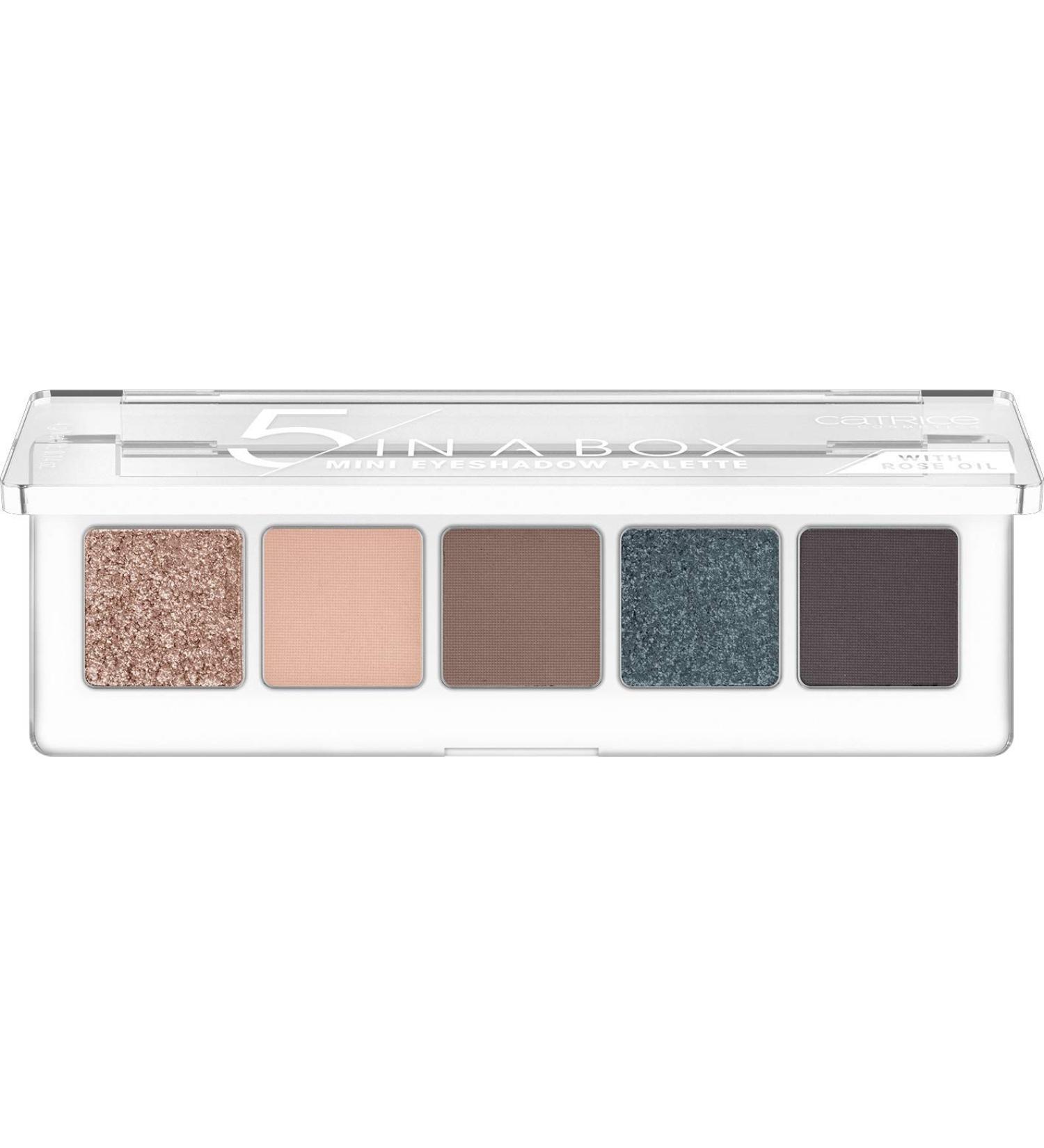 Catrice 5 in a Box Mini Eyeshadow Palette No. 040 Modern Smokey Look - Multicolored Gray Tones Clean Beauty Standard Intensive Matt & Shimmering Finish - Shop Now! - Buy Online on GoSupps.com
