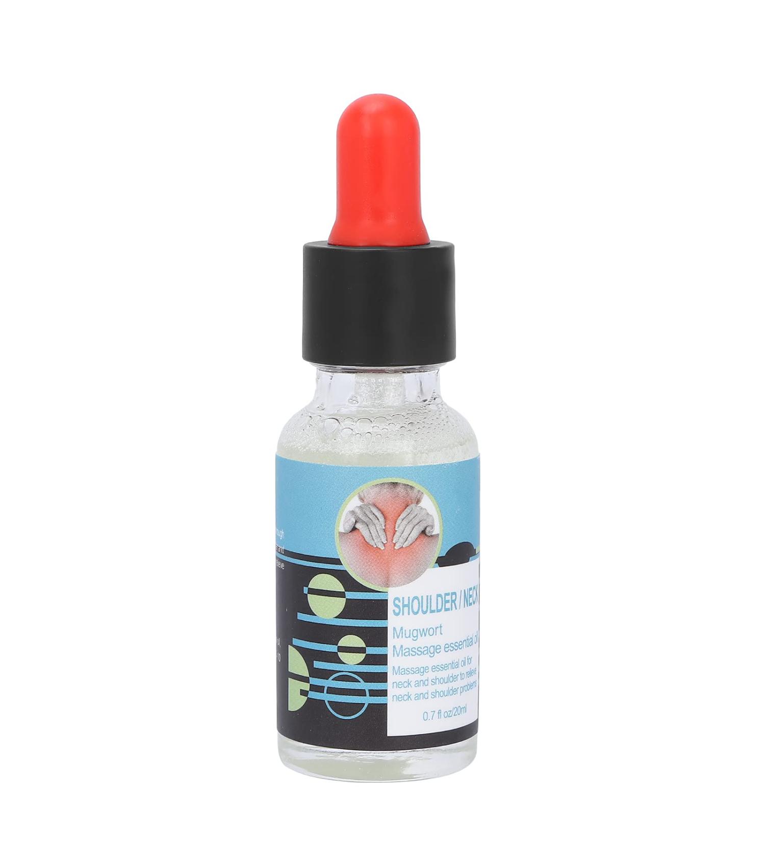 Relaxing Massage Oil - Natural Herbal Neck & Shoulder Relief | 20ml | Alleviate Pain & Reduce Stress in 10 Minutes - Buy Online on GoSupps.com