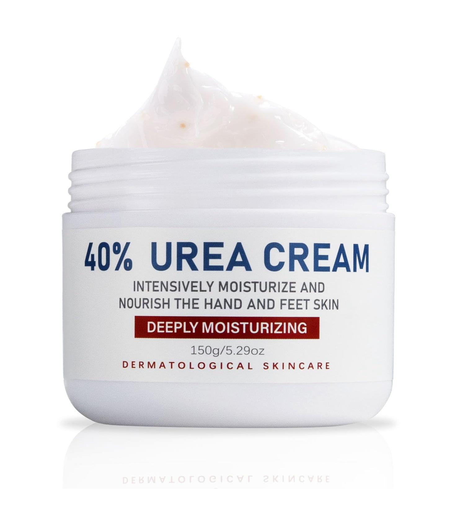 40% Urea Cream for Feet | Natural Organic Foot Cream for Dry Cracked Heels | Moisturizer for Feet Hands & Legs - Buy Online on GoSupps.com