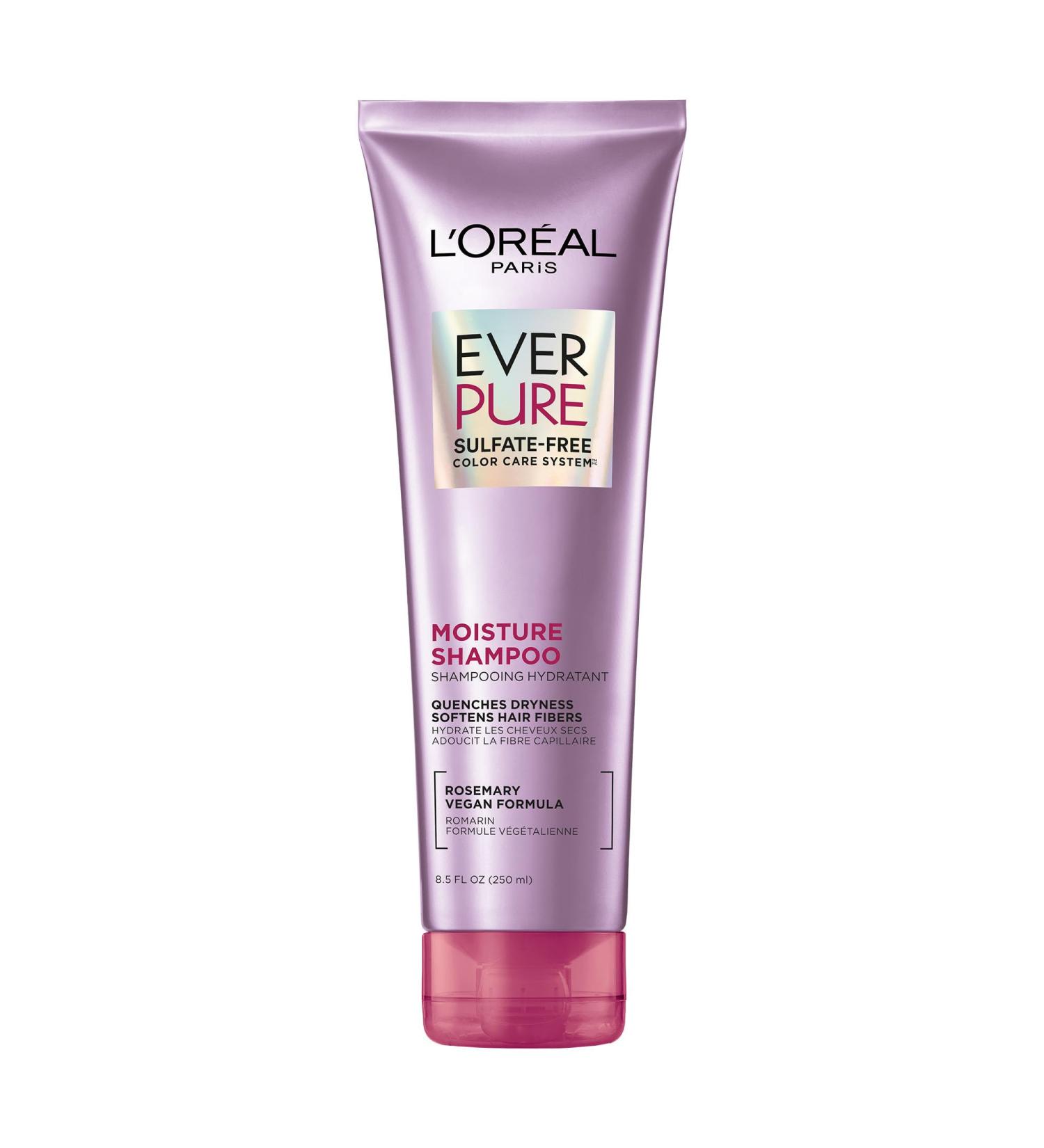L Or al Paris EverPure Moisture Sulfate Free Shampoo for Color-Treated Hair with Rosemary | 8.5 Fl Oz - Best Hair Care Solution - Buy Online on GoSupps.com