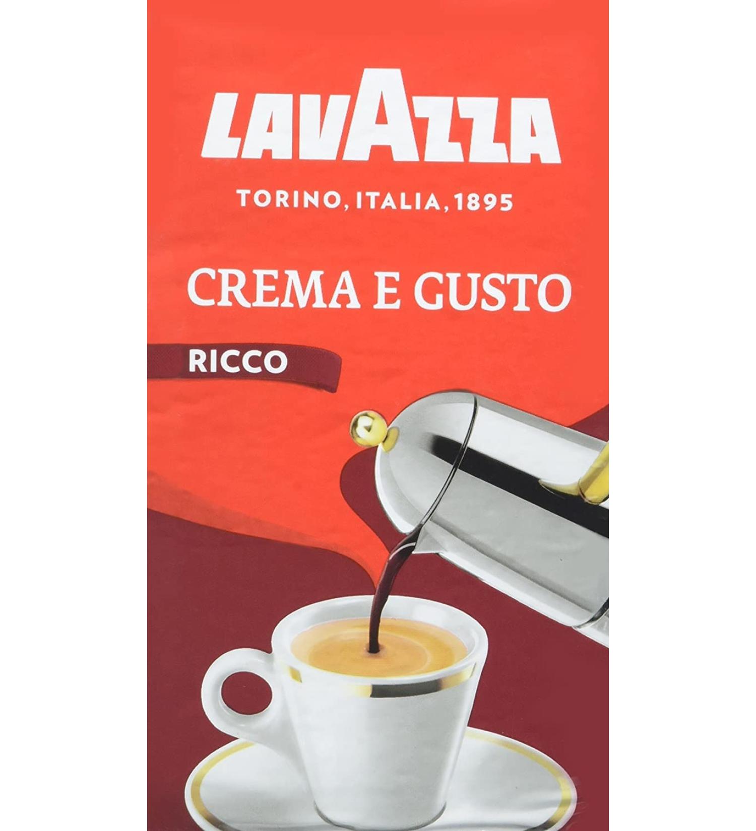  Lavazza LAVAZZA Crema e Gusto Ricco Coffee 250g - Buy Online on GoSupps.com