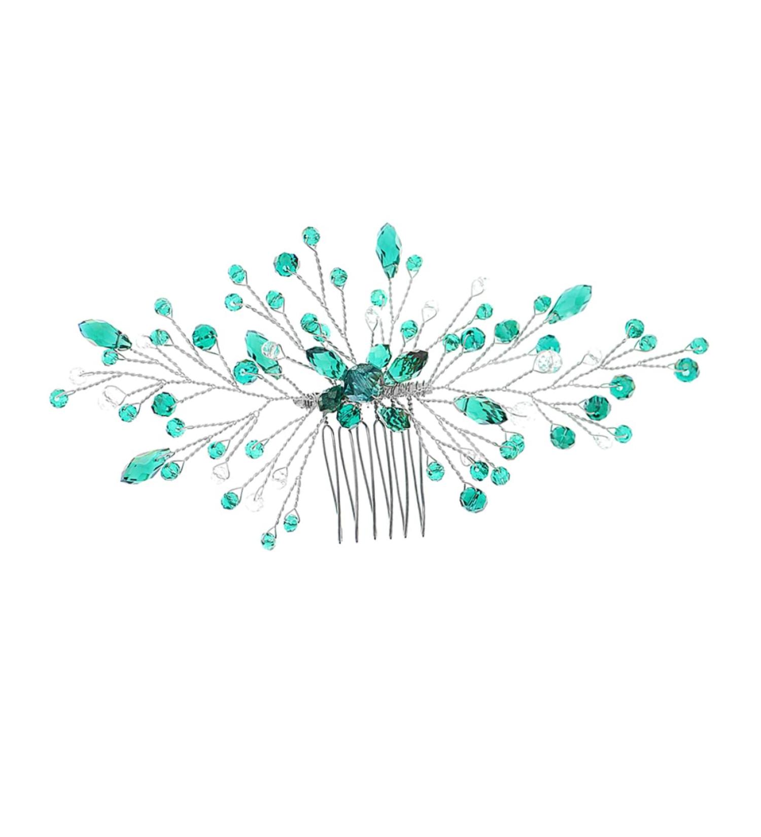 MAGICLULU Bridal Rhinestone Comb Wedding Hair Comb Wedding Hair Clip Wedding Hair Accessories for Brides Wedding Hairpin for Bridal Wedding Jewelry Bridal Hair Clip Bridal Hair Comb - Buy Online on GoSupps.com