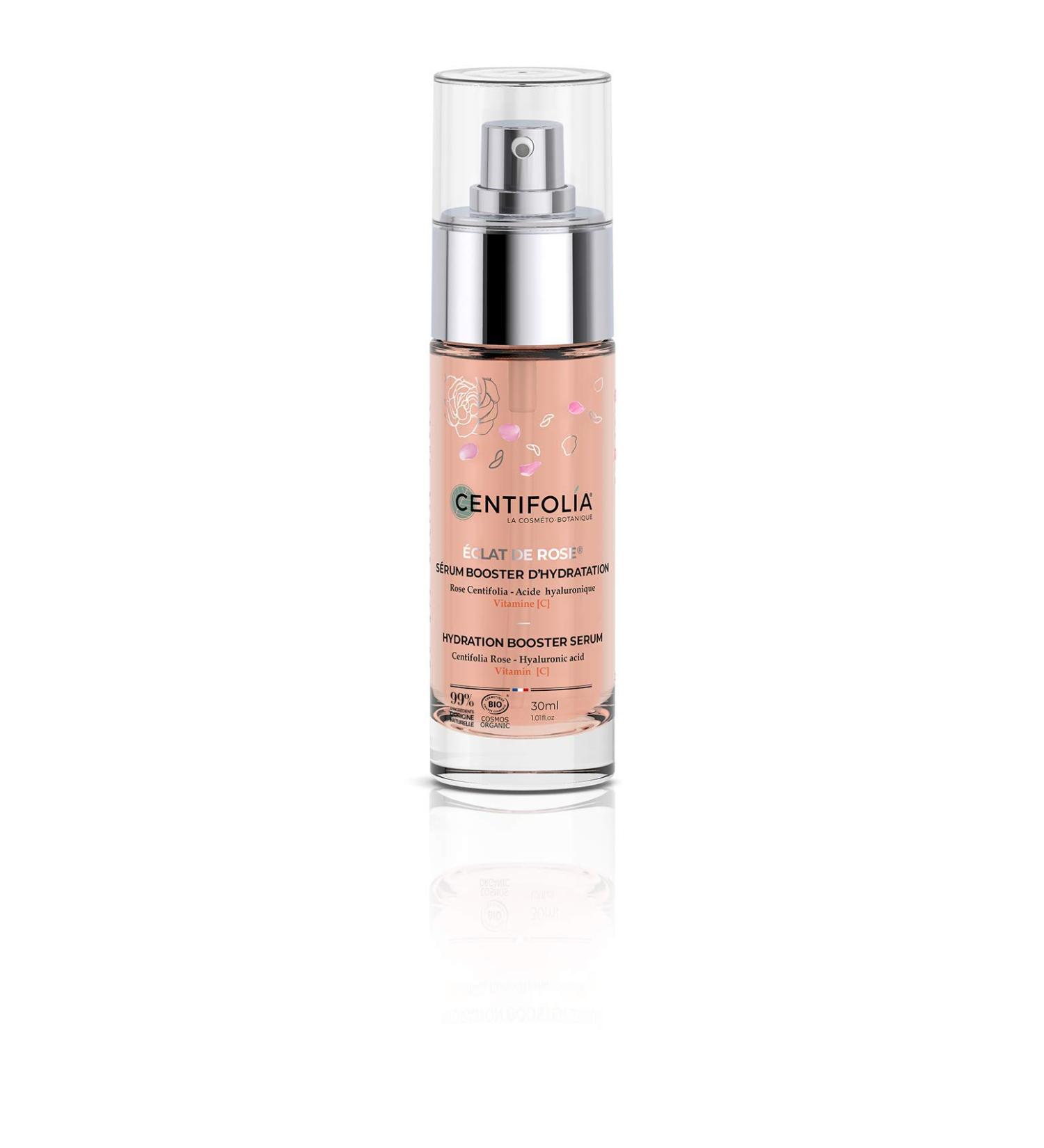 CENTIFOLIA | Rose Radiance Hydration Booster Serum | Ideal for dehydrated skin | Plumped skin | Light & non-sticky texture | Made in France | Organic | 30ML - Buy Online on GoSupps.com