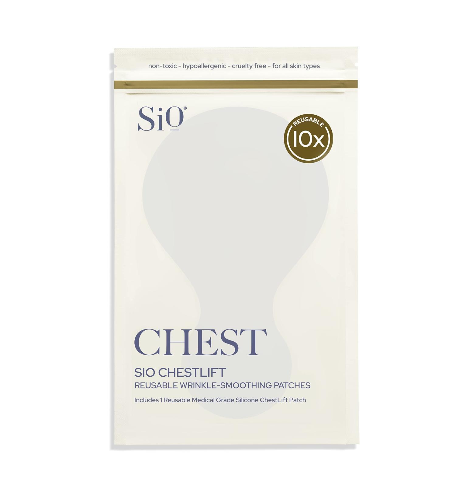 SiO Beauty SkinPad Silicone Chest Anti-Wrinkle Patches - 2 Weeks Supply - Buy Online on GoSupps.com