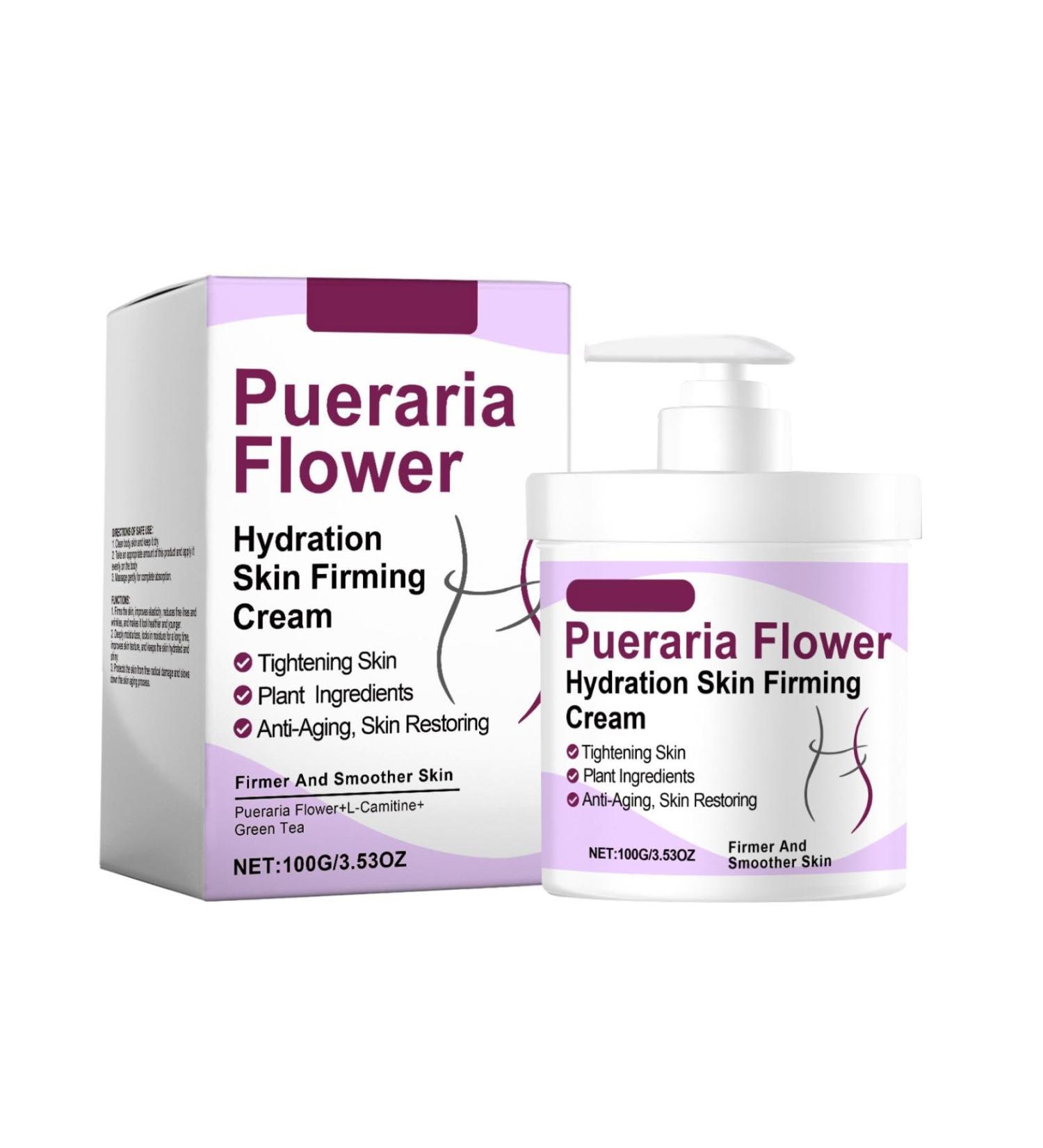 Pueraria Flower Hydration Skin Firming Cream - Anti-Wrinkle & Extra Firming Day Cream - Body Firming Anti-wrinkle Cream Advanced Anti-wrinkle Moisturizing Cream for Body Firm Tighten Skin Cream - Buy Online on GoSupps.com
