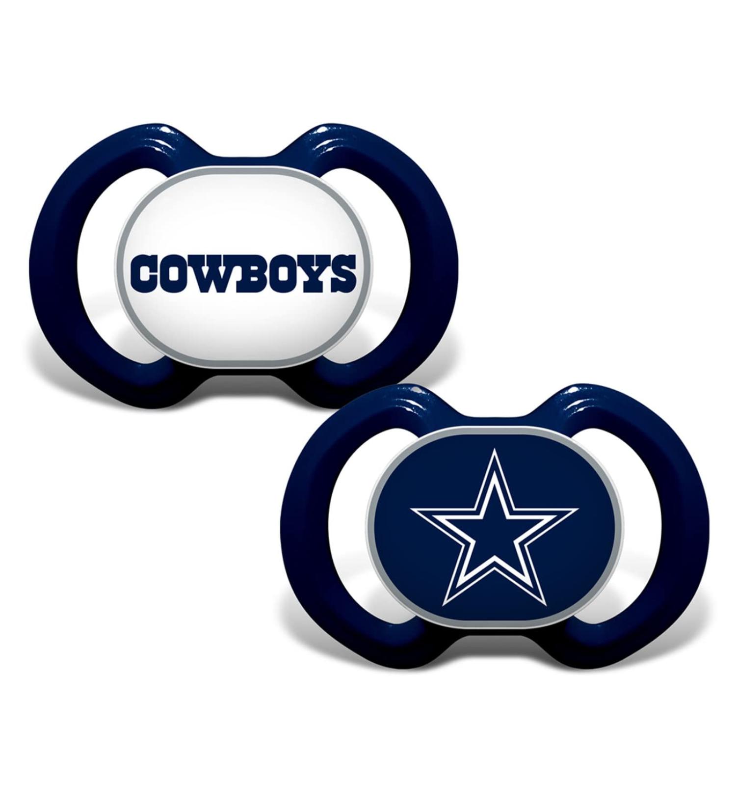 BabyFanatic Pacifier 2-Pack - NFL Dallas Cowboys - Officially Licensed League Gear - Buy Online on GoSupps.com