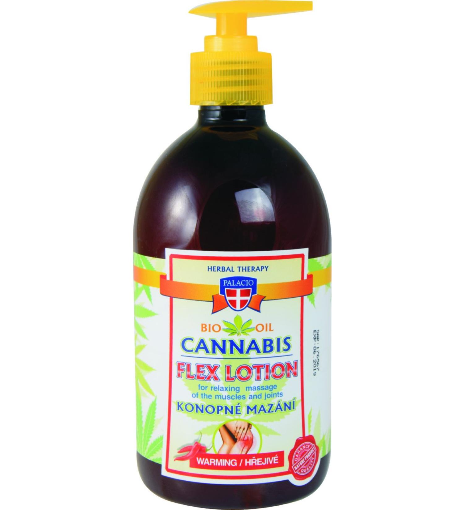 Palacio Cannabis Oil Massage Gel (Heat 500 ml)