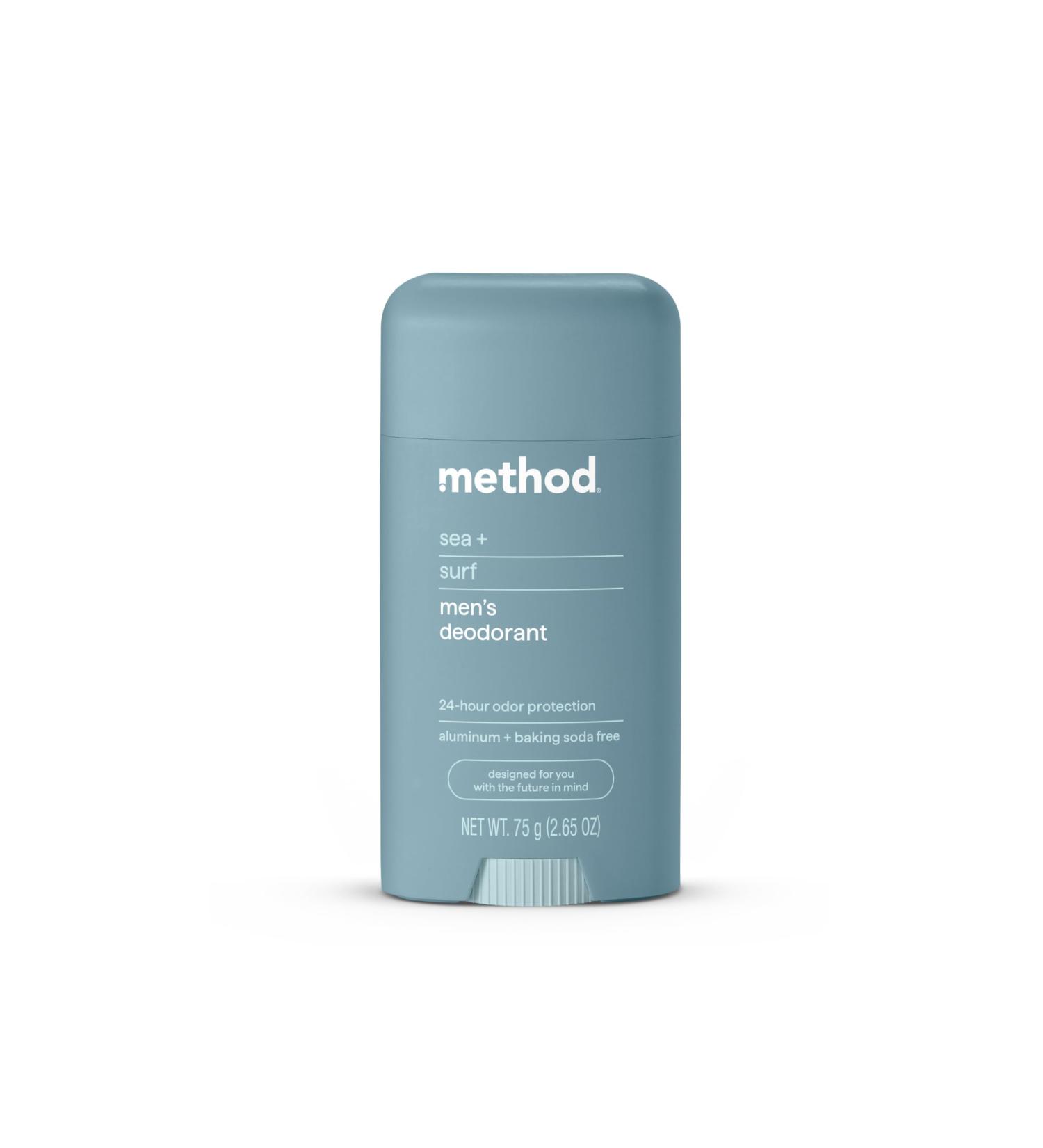 Method Deodorant Sea + Surf 2.65 oz 24 Hour Odor Protection 2.65 oz - Buy Online on GoSupps.com