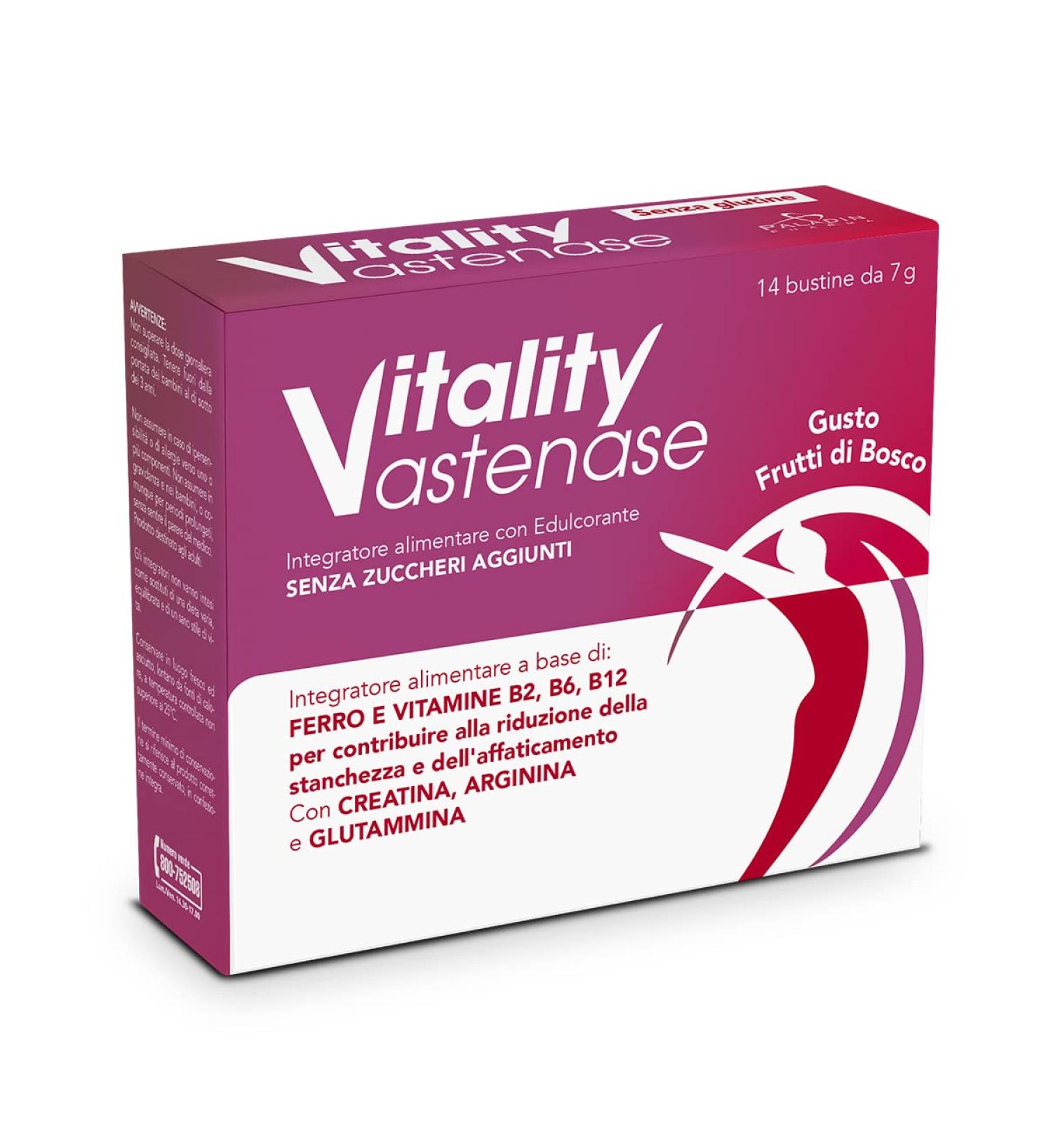  Paladin Pharma Vitality Asthenase Complete Food Supplement with Creatine Arginine Glutamine Mineral Salts and Vitamins. More Load Energy and Vitality. 02145 Pack of 14 Sachets - Buy Online on GoSupps.com