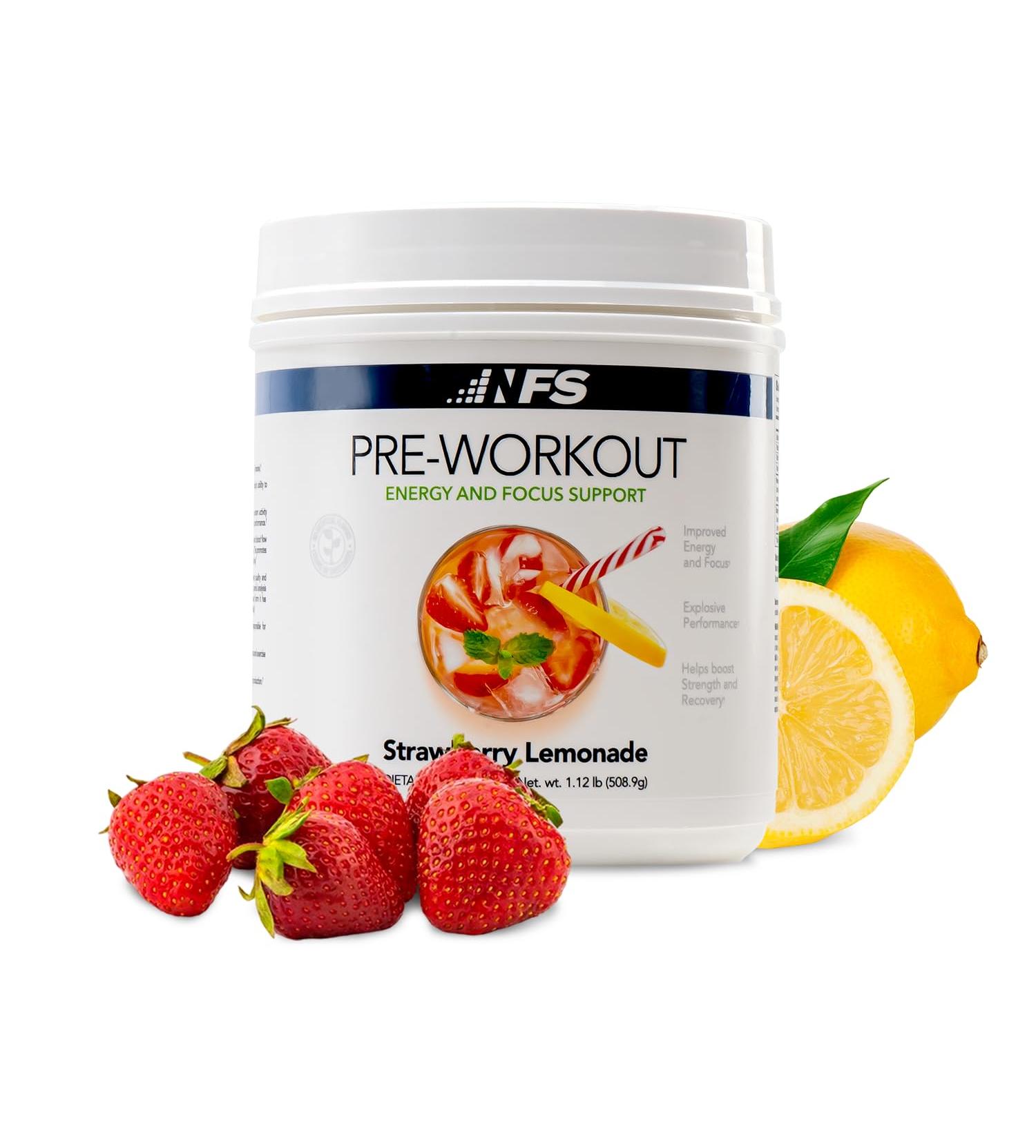 NF Sports Pre-Workout 25 Serving Strawberry Lemonade - Buy Online on GoSupps.com