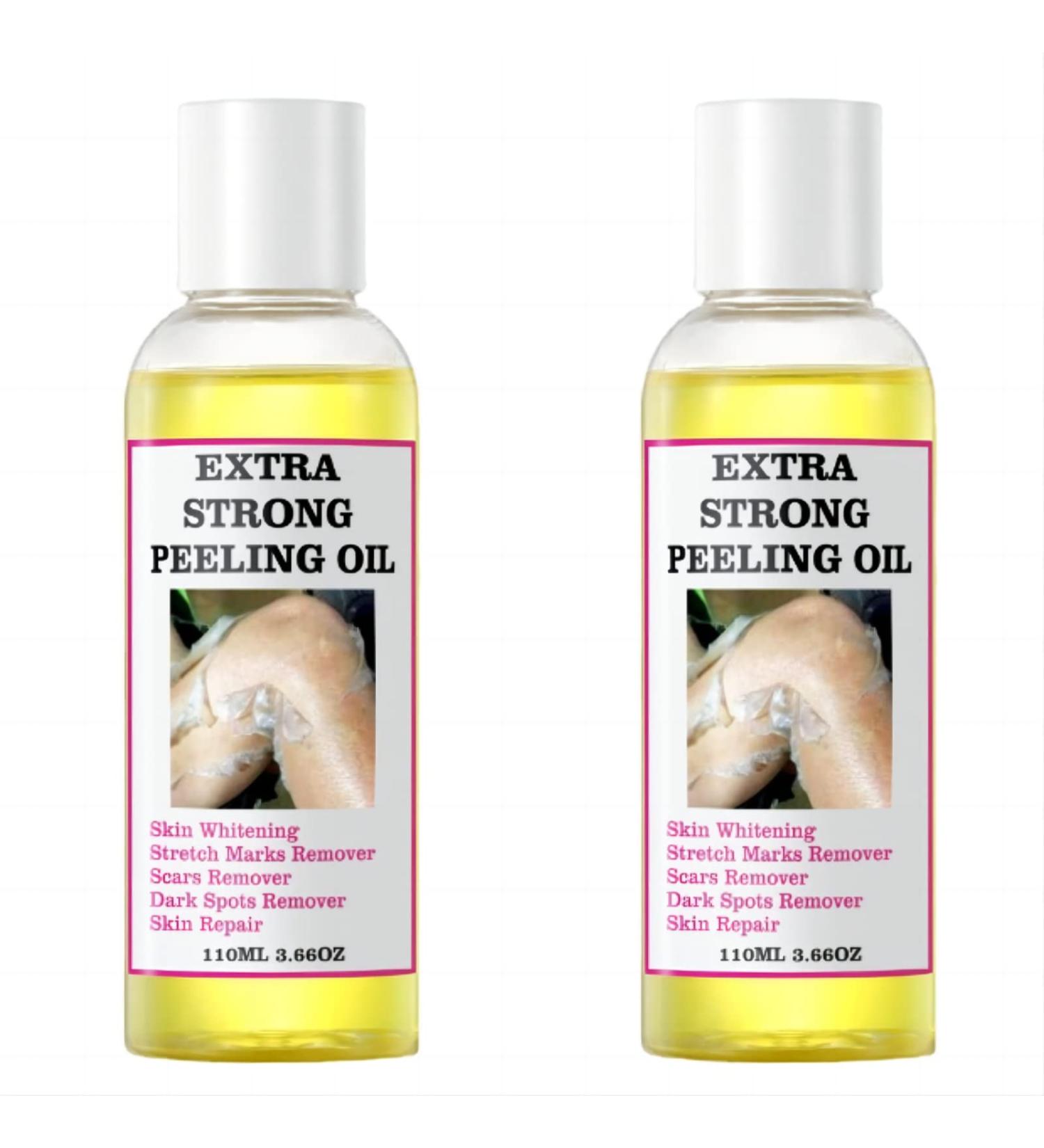 Extra Strong Peeling Oil Yellow Peeling Oil for Dark Skin Natural Formula Exfoliating Peels Solution for Face Body Hands and Foot Dead Skin Remover (220ML/7.76 OZ) - Buy Online on GoSupps.com