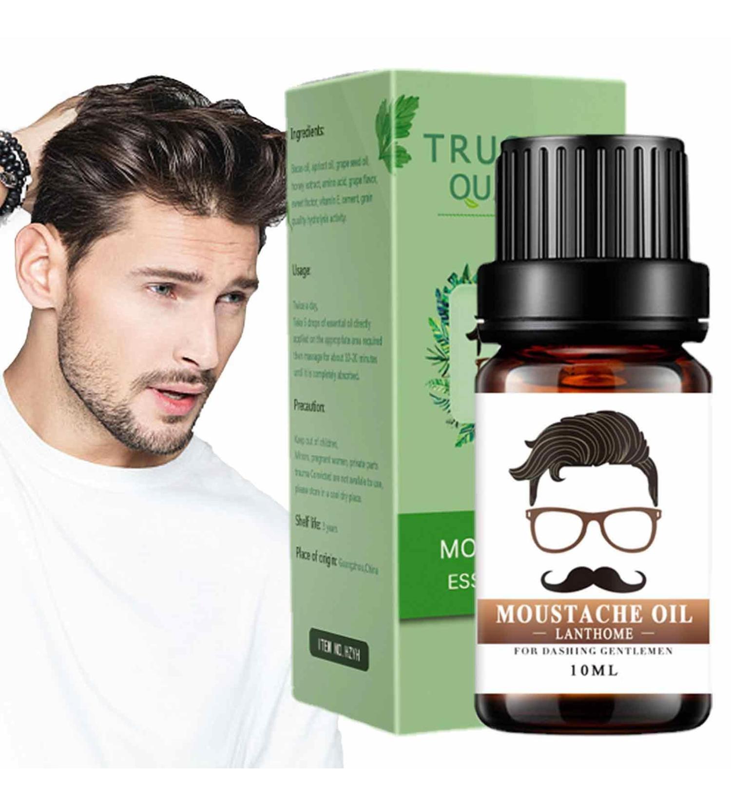 Visiblurry Natural Beard Growth Oil & Balsam 10ml - Organic Moisturizing Solution for Men s Beard Growth - Buy Online on GoSupps.com