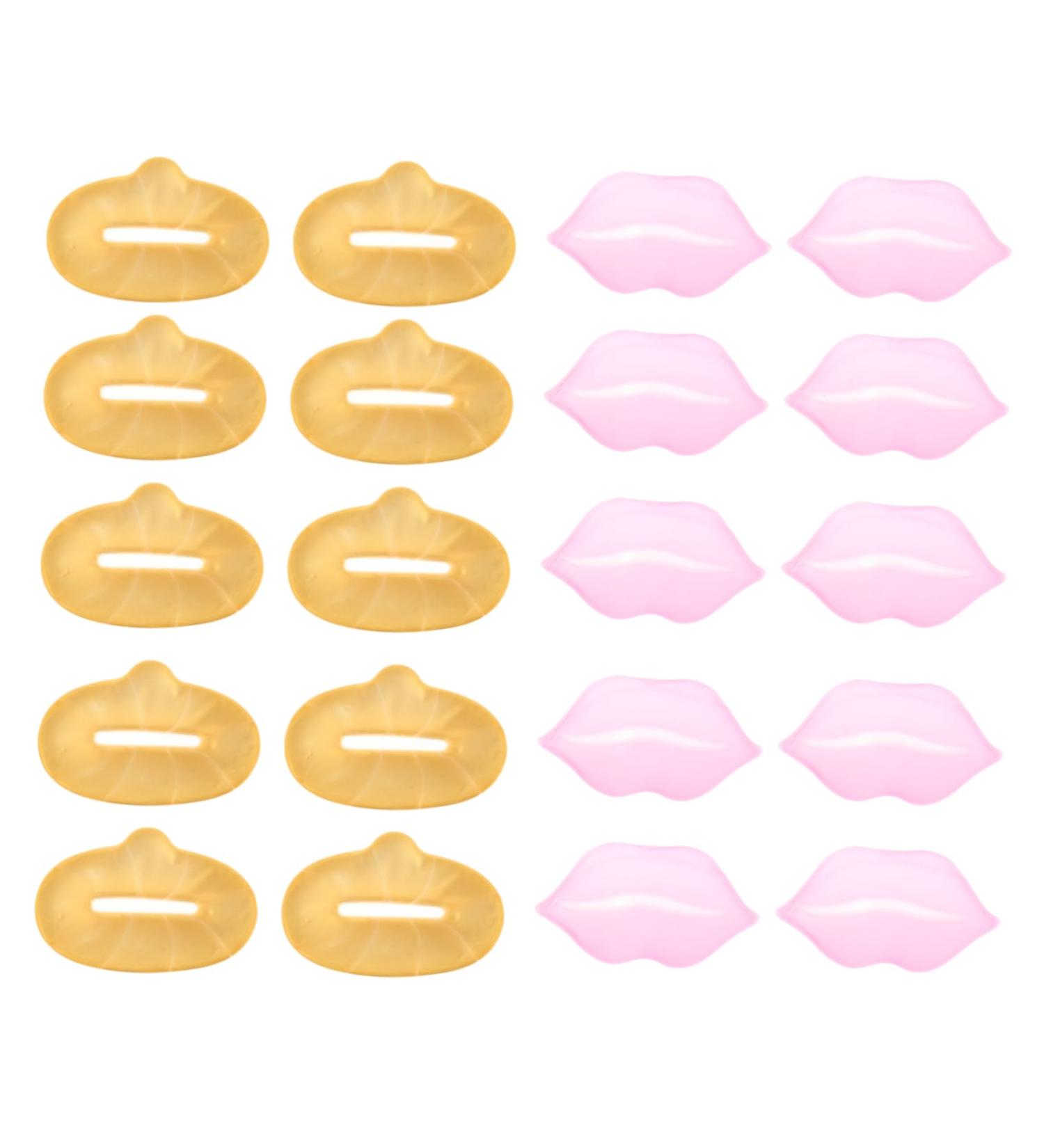 DOITOOL Lot de 20 Masques pour Les L vres Au Collag ne Exfoliant Hydratant pour Les L vres Masque de Soin pour Les L vres Antirides Repulpant pour Les L vres - Buy Online on GoSupps.com