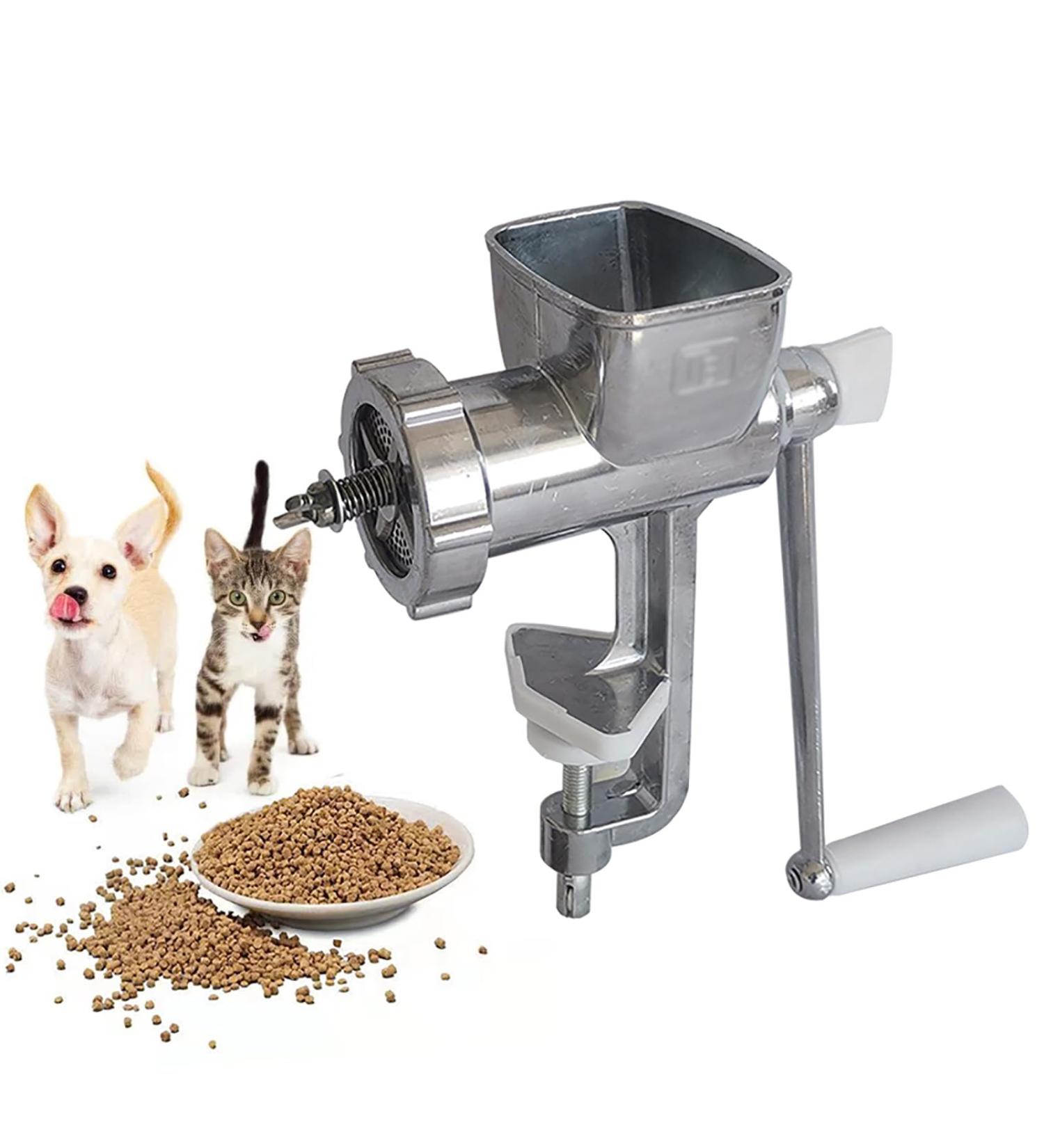 Manual Pet Food Pellet Machine Dog and Cat Food Pellet Making with 7pcs Molds Manual Feed Pellet Machine for Animal Small Fish Poultry and Rabbit Food - Buy Online on GoSupps.com