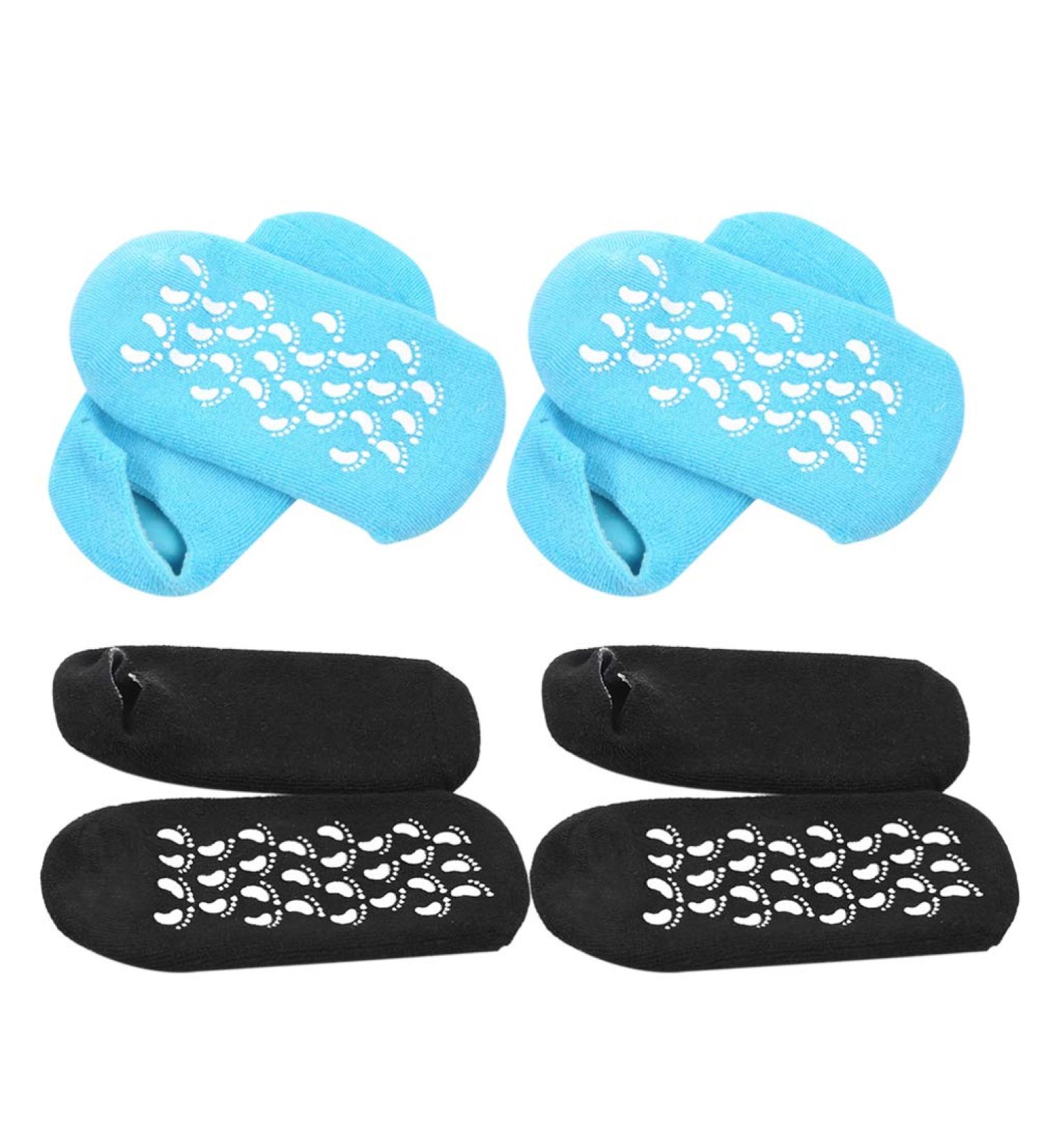 Beaupretty Moisturizing Gel Socks for Women - Overnight Foot Care & Hydration - 2 Pairs of Spa-Infused Lotion Socks - Buy Online on GoSupps.com