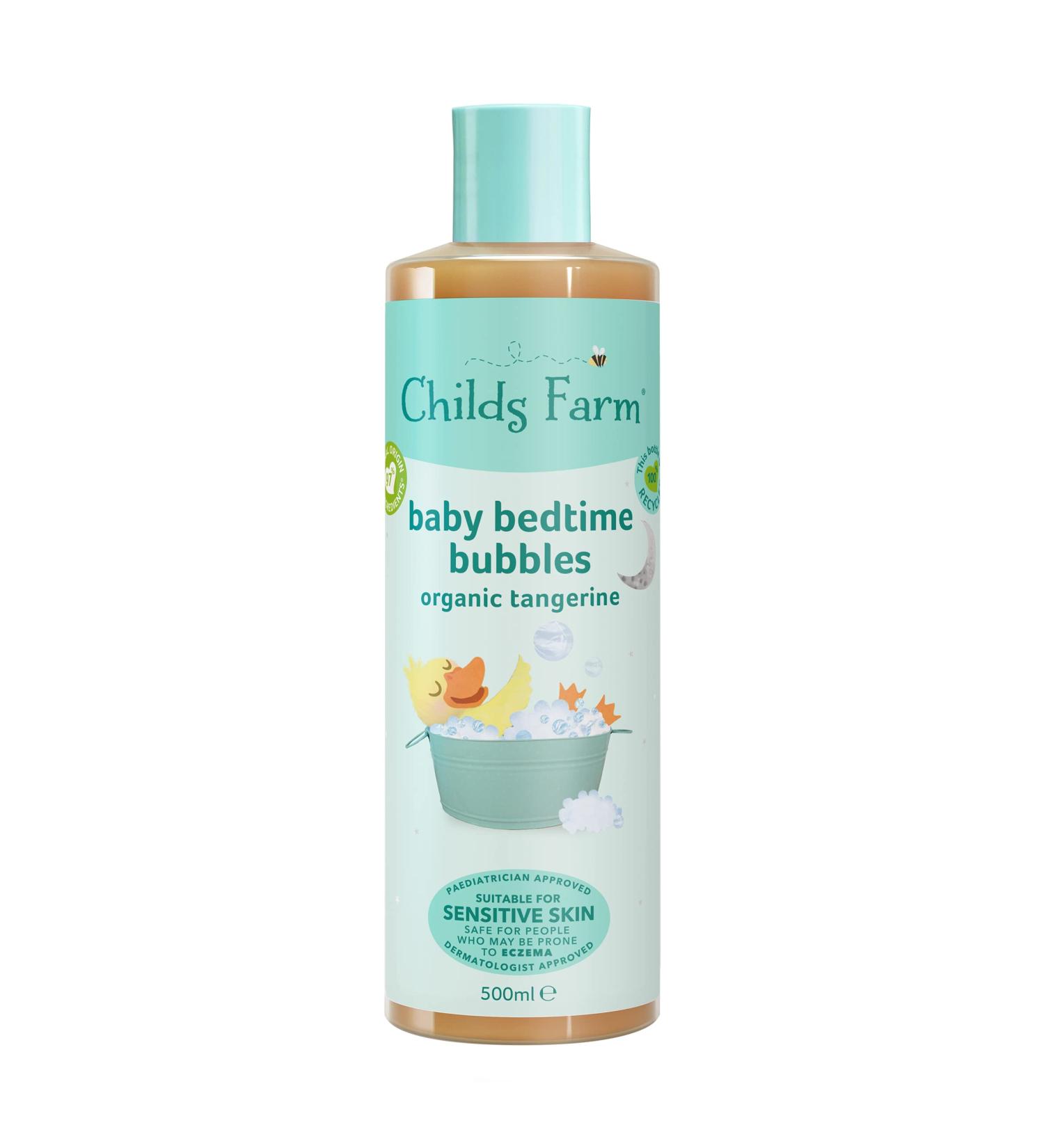 Childs Farm Baby Bedtime Bubble Bath 500ml | Organic Tangerine | Gentle Cleansing & Soothing | For Newborns with Dry, Sensitive, Eczema-prone Skin | 500 ml (Pack of 1) - Buy Online on GoSupps.com