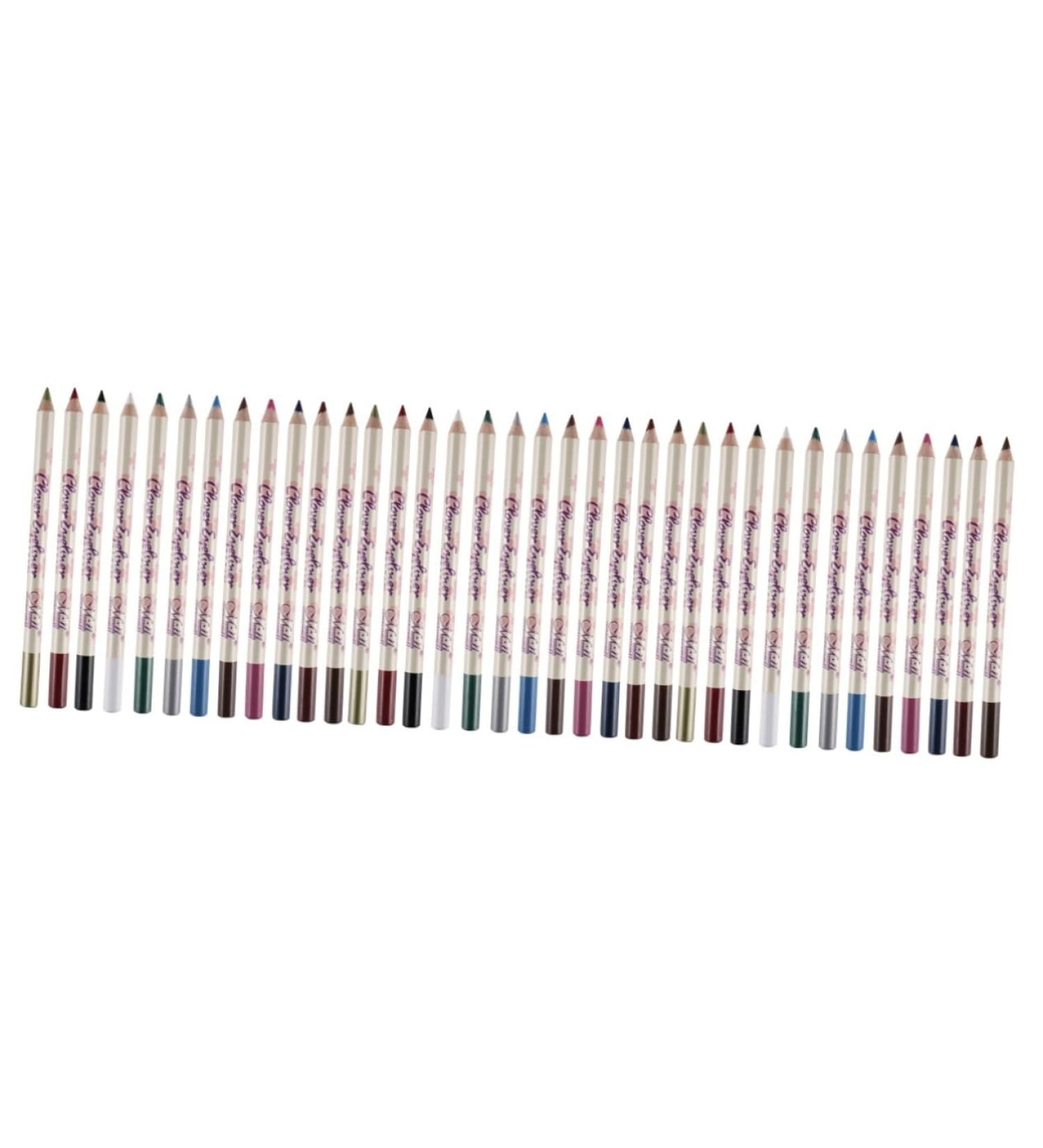 Beavorty 36 Pcs Colored Eyeliner Pencils Colored Pencil Shadow Pencil Lip Liner Miss Liquid Eyeliner Make up 1 count (Pack of 1) As Shownx3pcs - Buy Online on GoSupps.com
